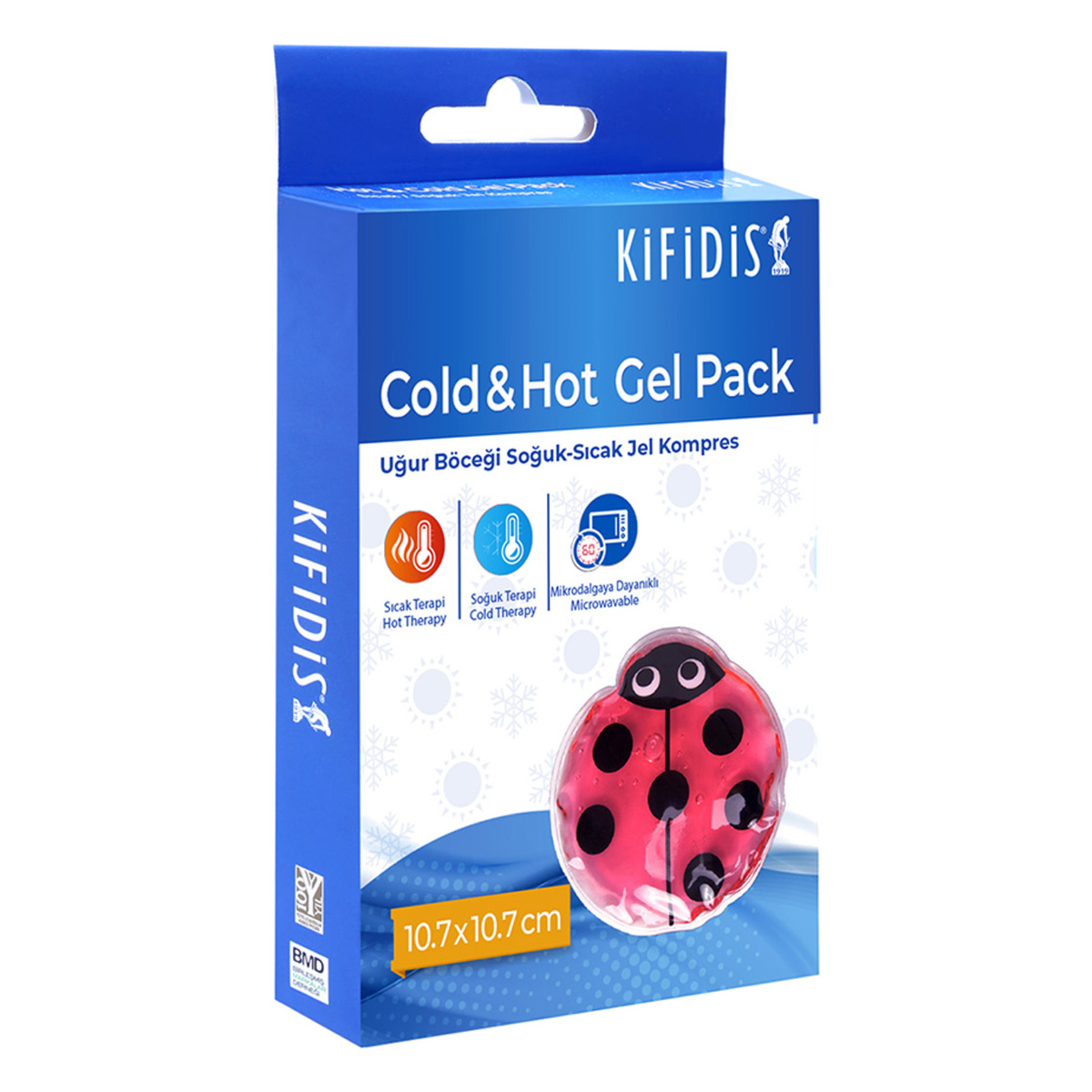 Kifidis Uğurböceği Sıcak / Soğuk Jel Kompres 10.7 X 10 Cm