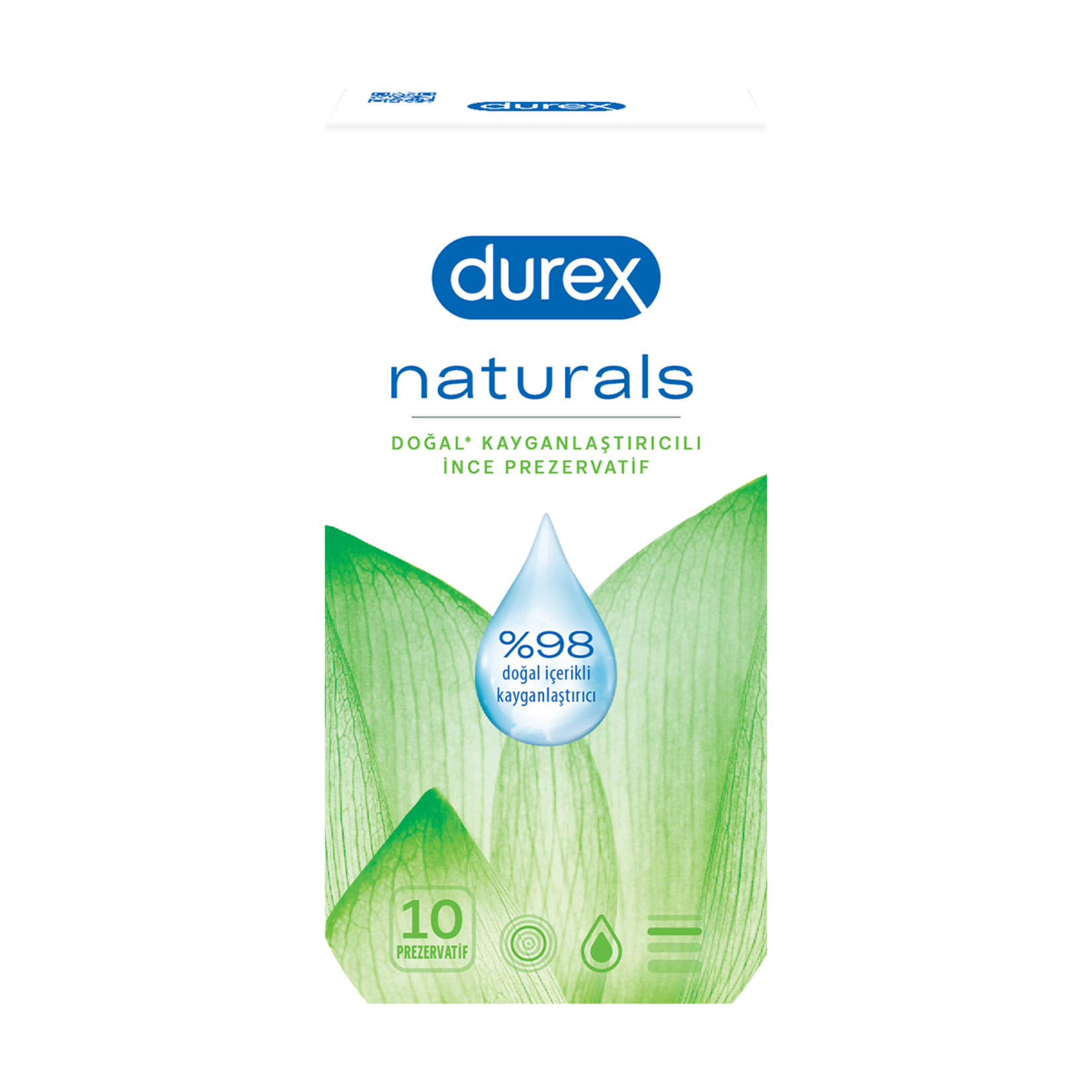 Durex Naturals 10'lu Prezervatif