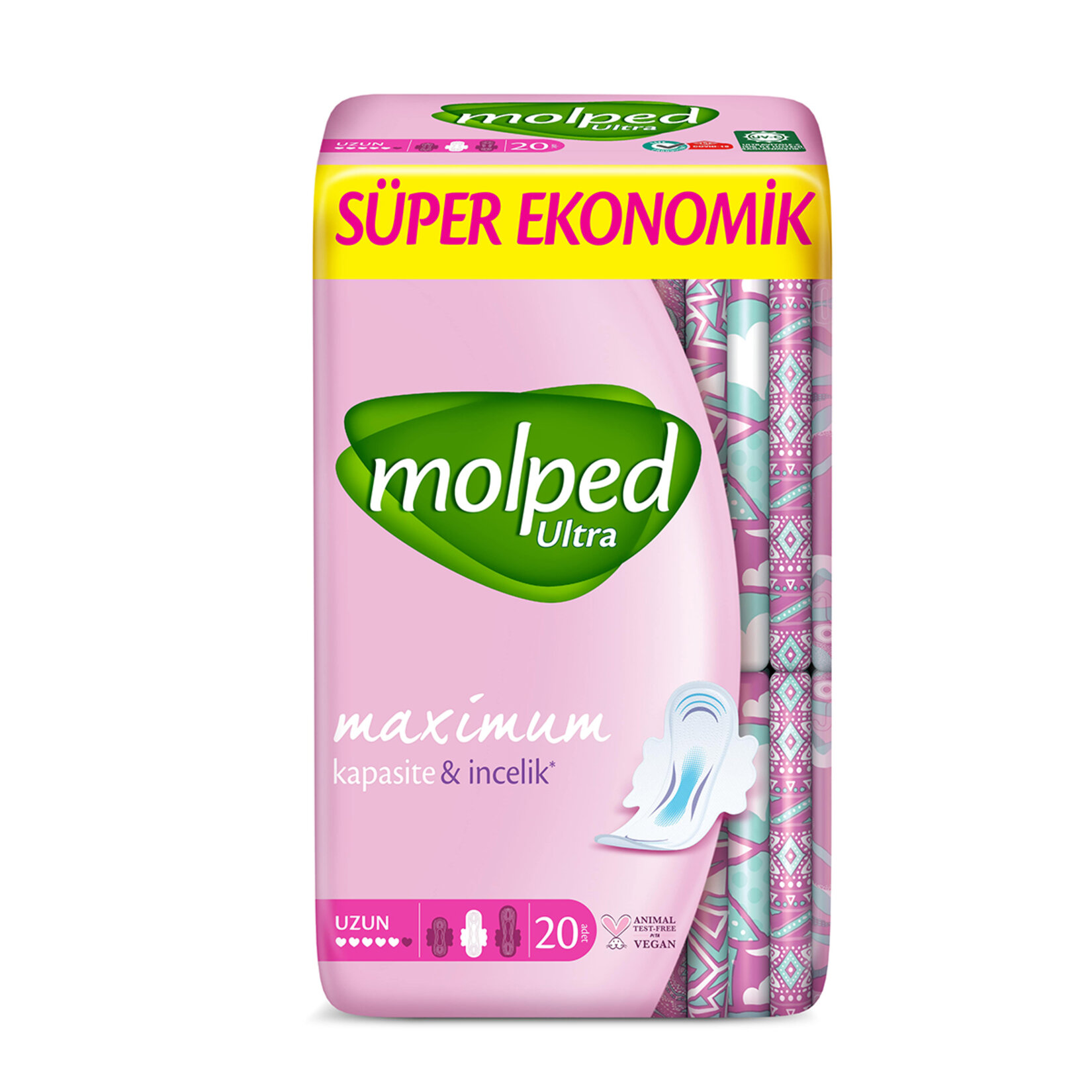 Molped Ultra Gece Hijyenik Ped 16Lı