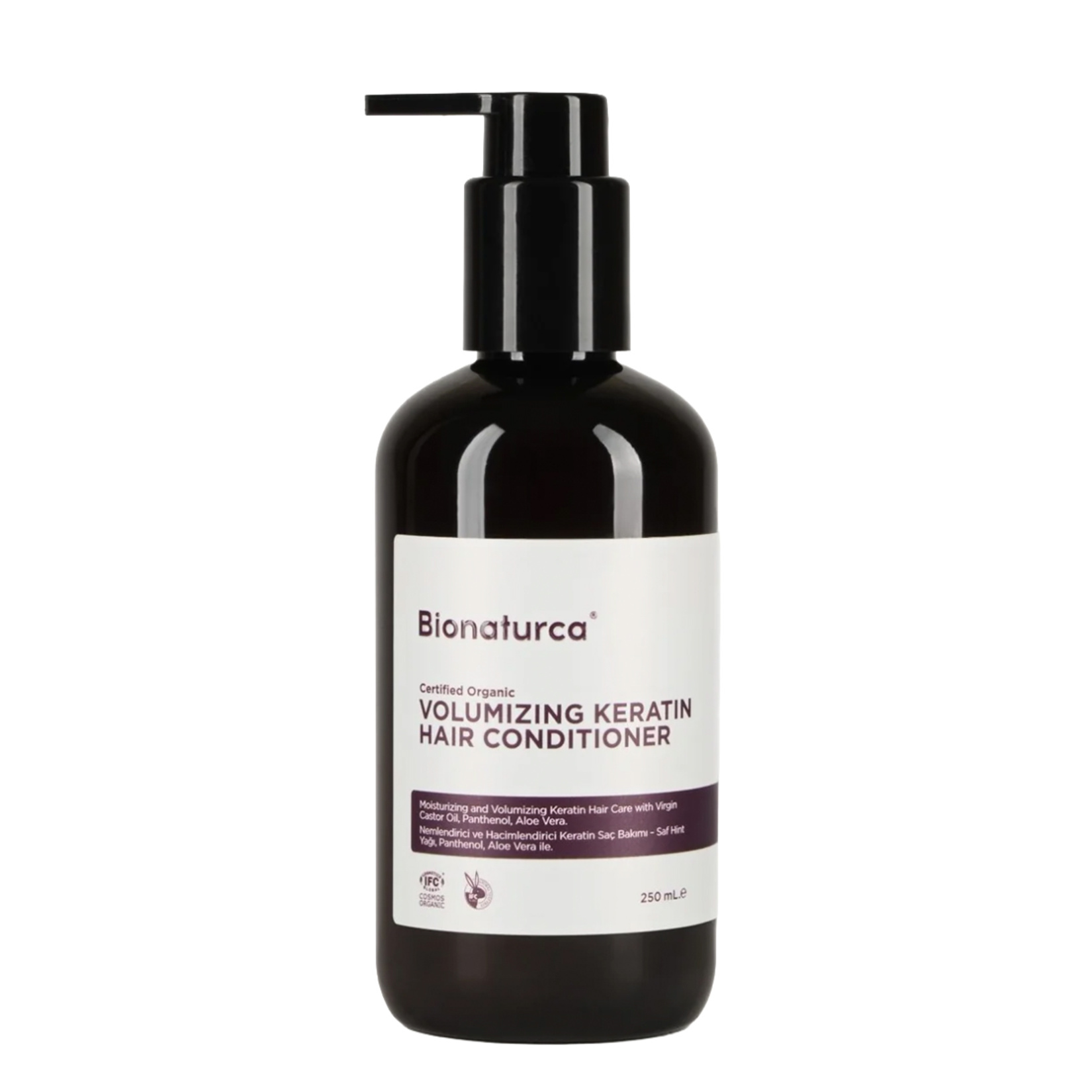 Bionaturca Hacimlendirici Keratinli Saç Bakım Kremi 250 Ml