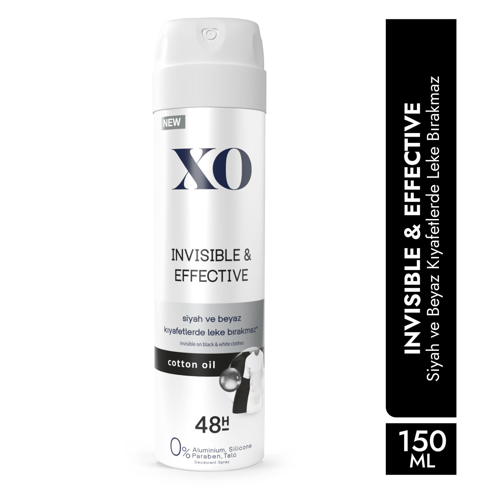 Xo Invisible & Effective Kadın Deodorant 150Ml