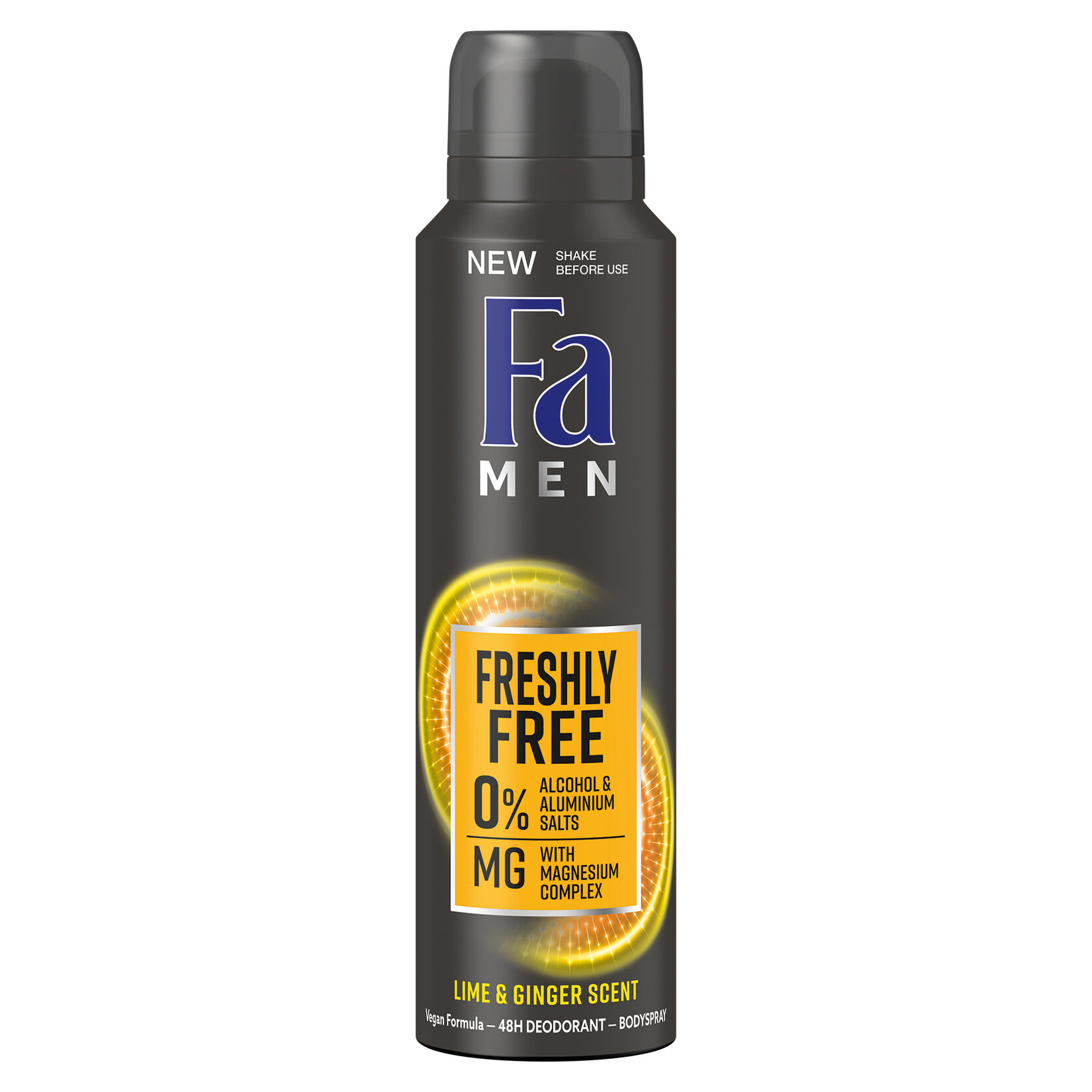 Fa Men Freshly Free Lime&Ginger Deodorant 150 Ml