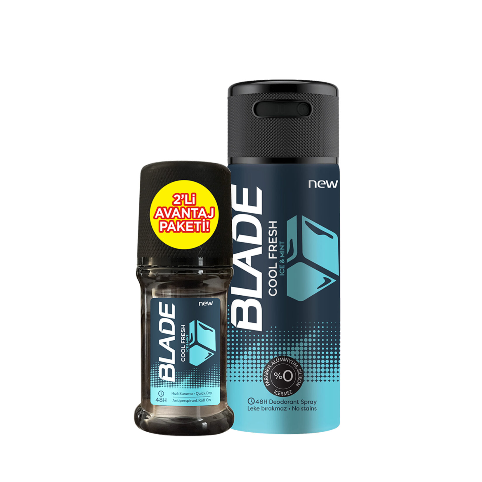 Blade Cool Fresh Deodorant 150 Ml + Rollon 50 Ml