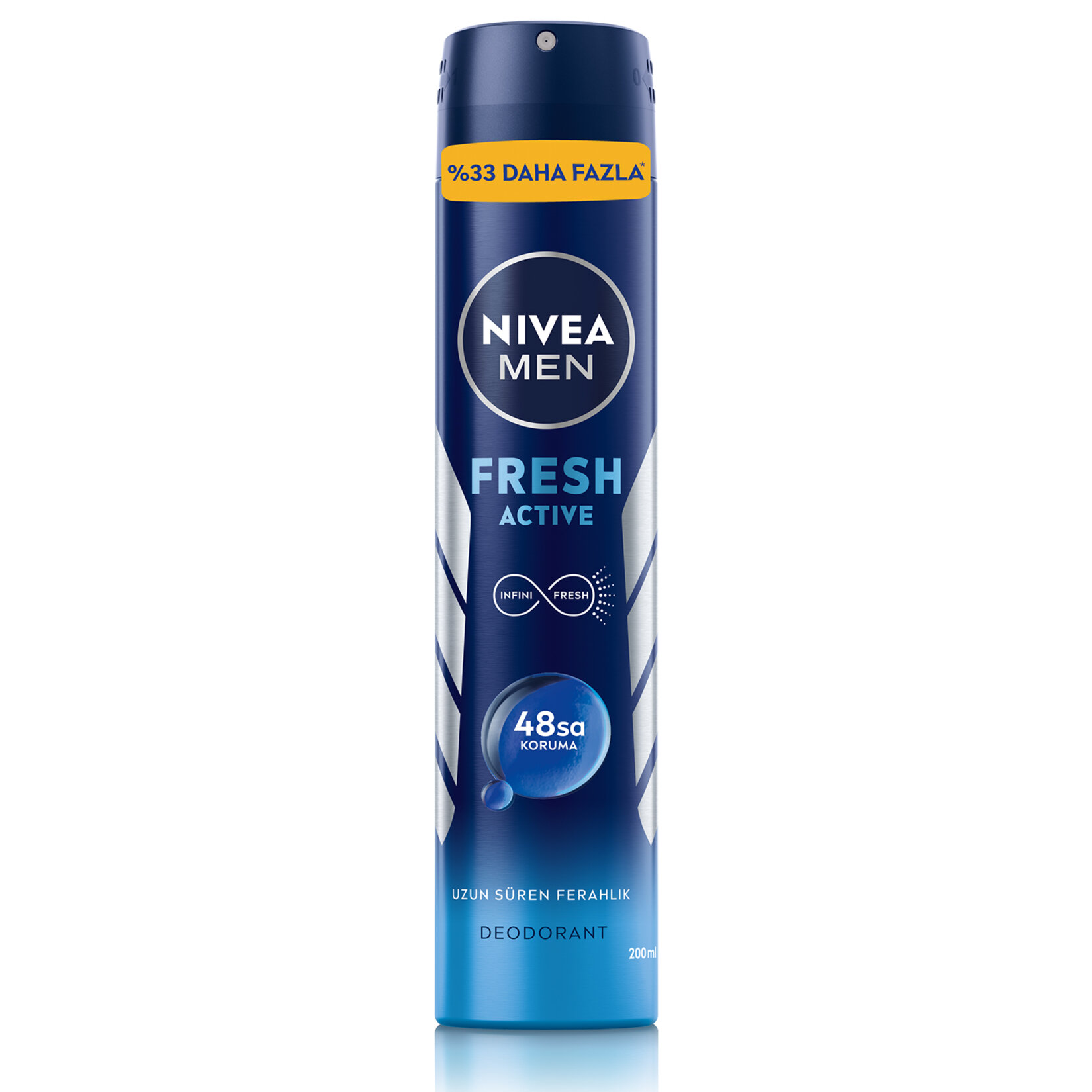 Nıvea Men Fresh Actıve Erkek Sprey Deodorant 200Ml