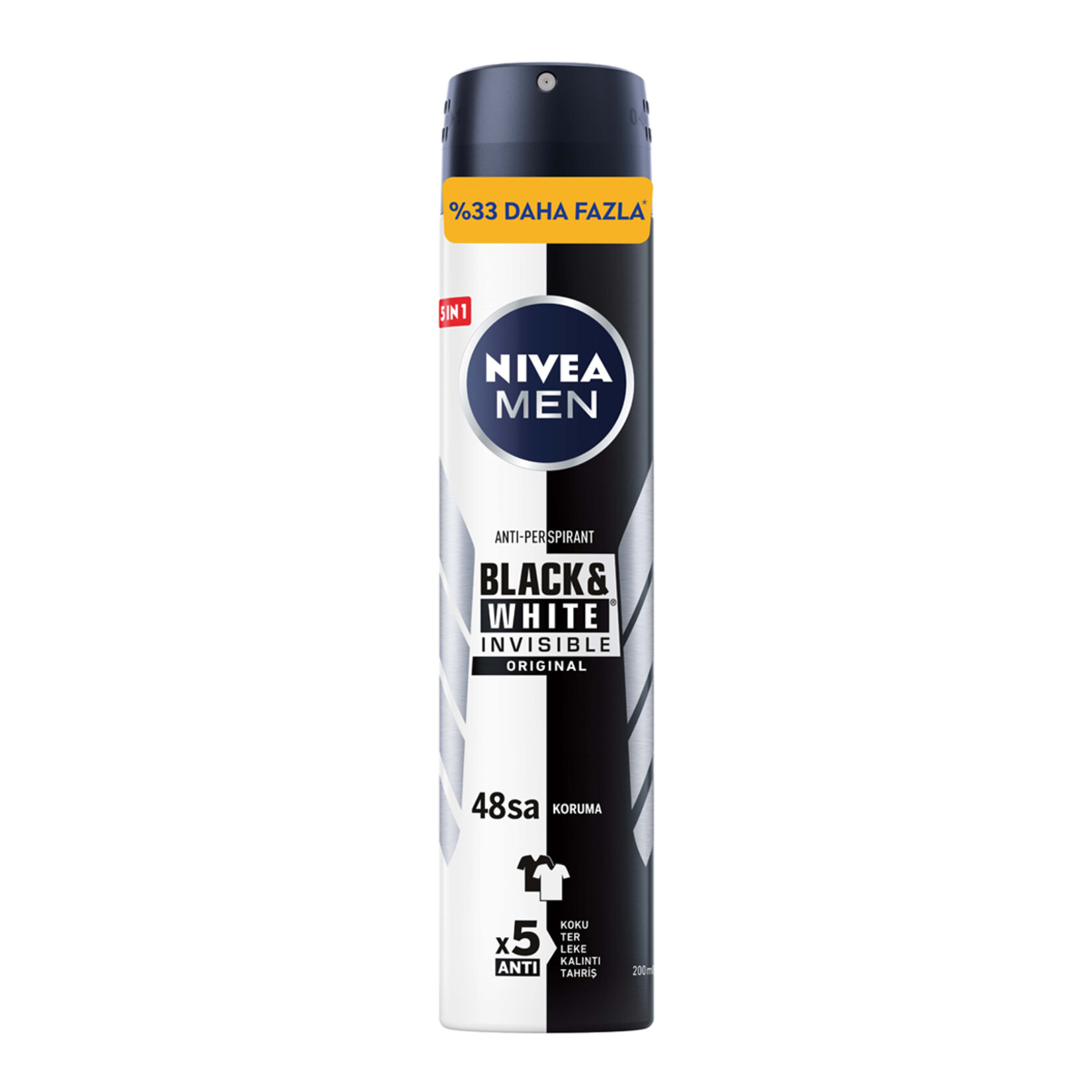 Nıvea Men B&w Invısıble Orıgınal Erkek Sprey 200Ml