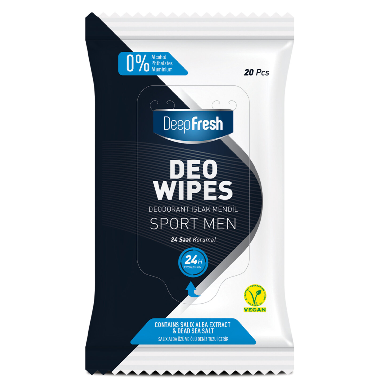 Deepfresh Deowipes Deodorant Islak Mendil 20'li