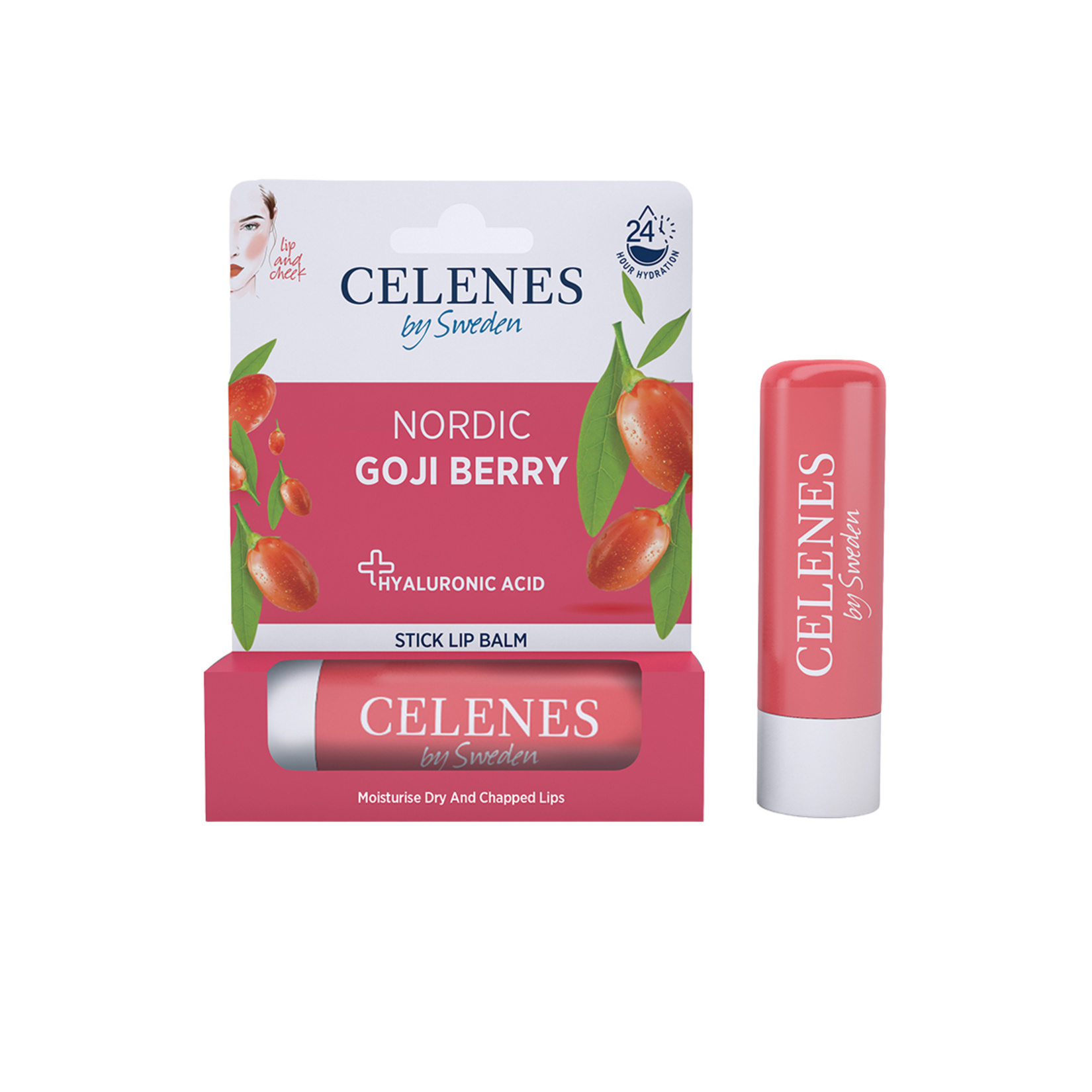 Celenes Nordic Gojiberry Stick Lip Balm 4.8 G