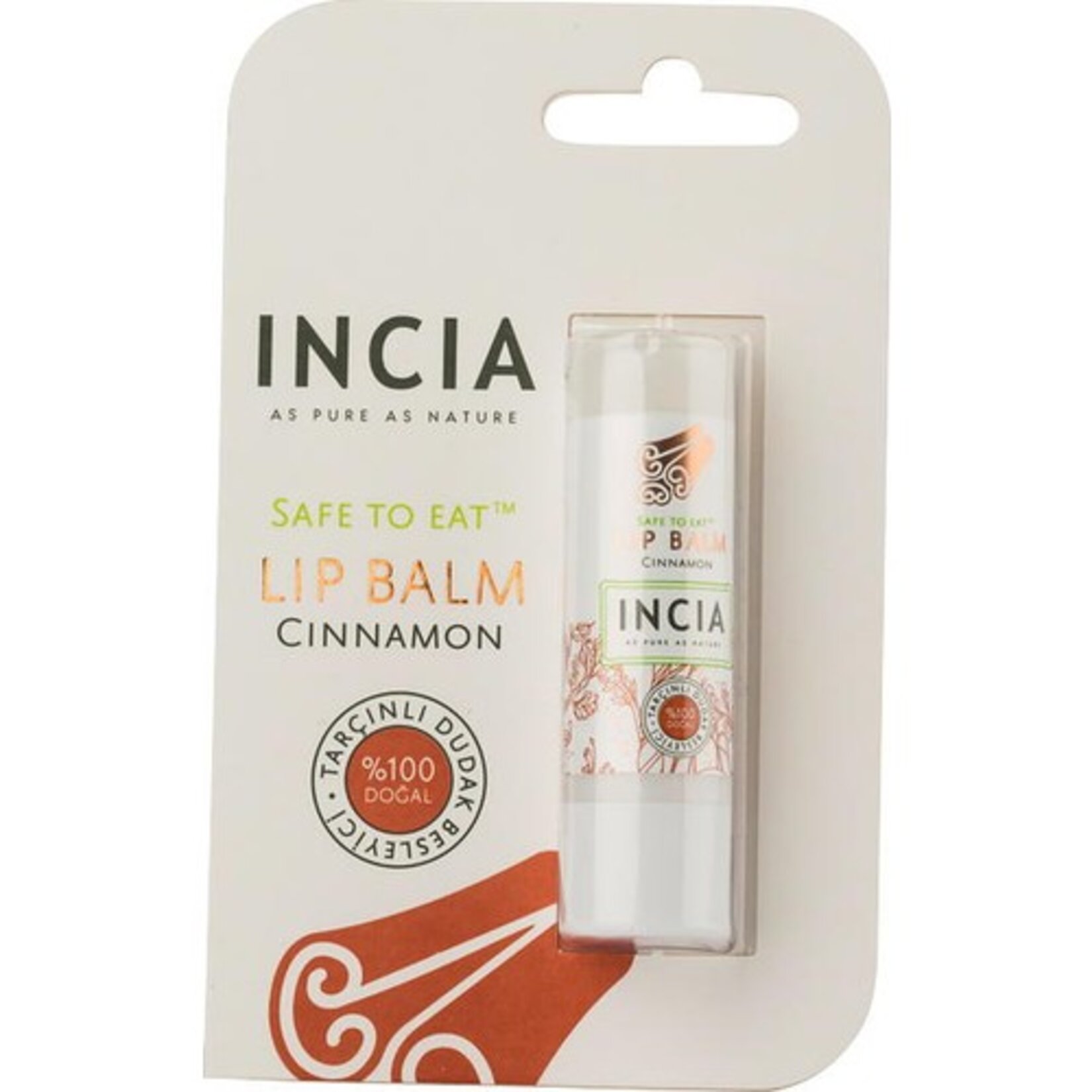 Incia Tarçınlı Besleyici Dudak Kremi 6G