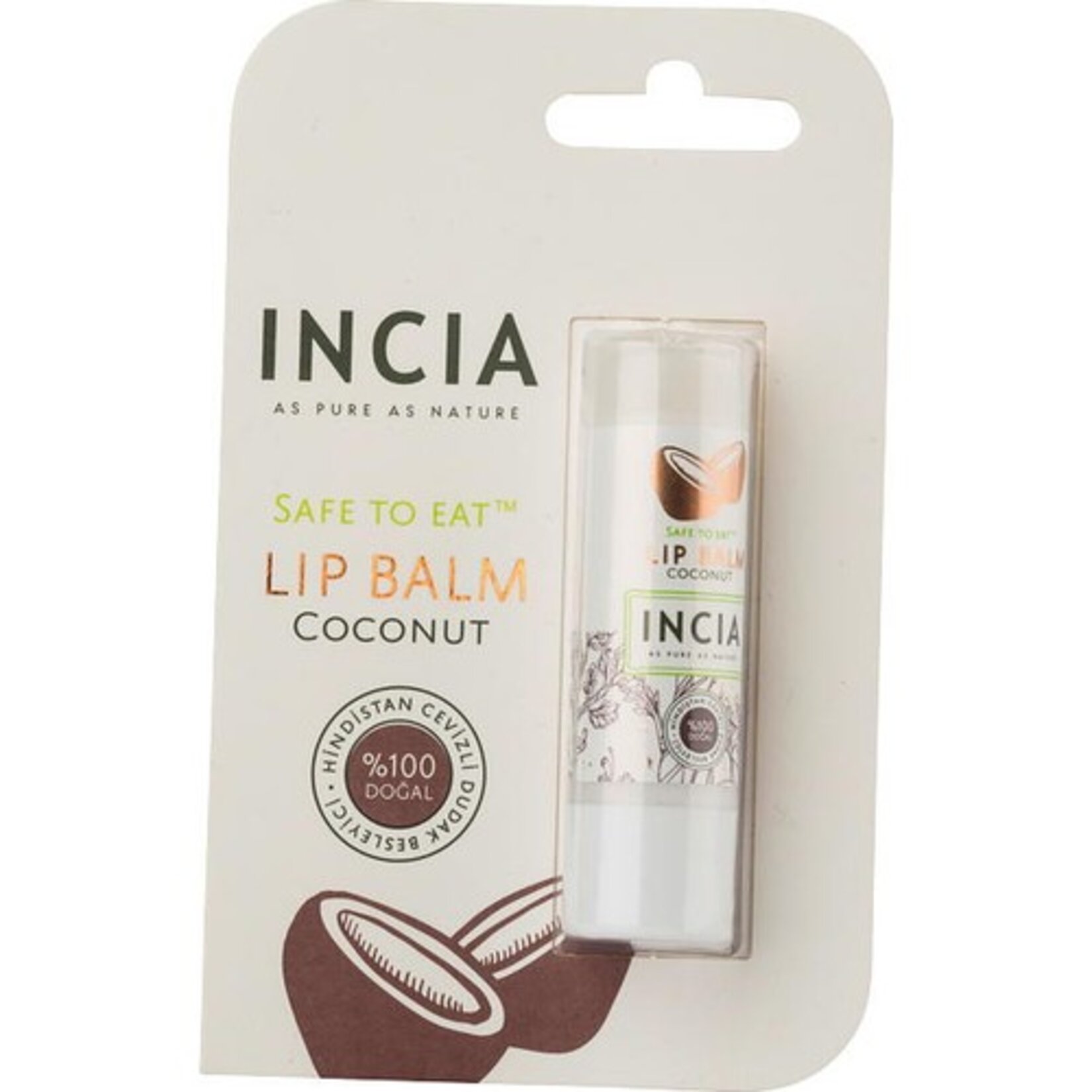 İncia Hindistan Cevizli Besleyici Dudak Kremi 6G