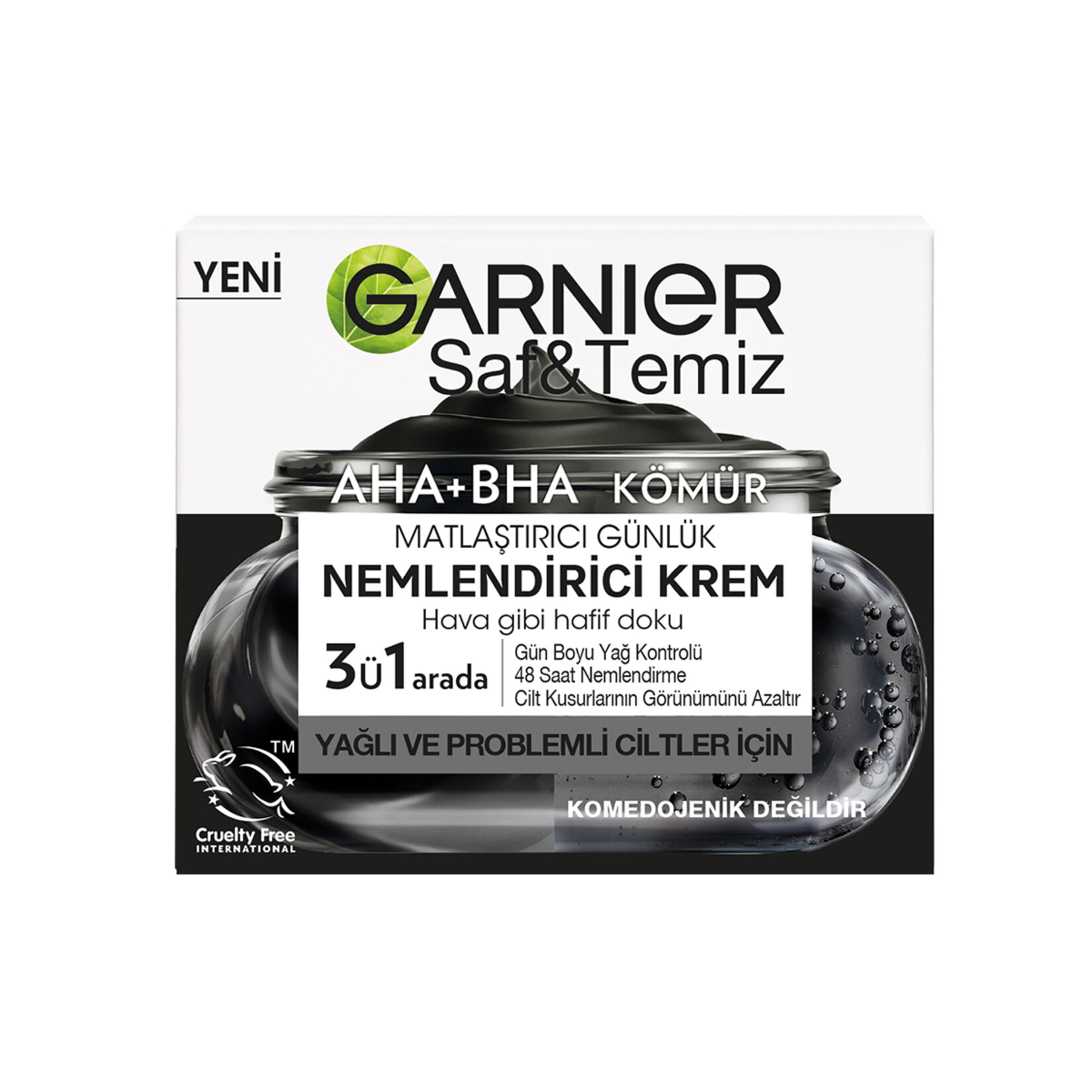 Garnıer Saf&temiz Kömür Mat.günlük Nem.krem 50Ml