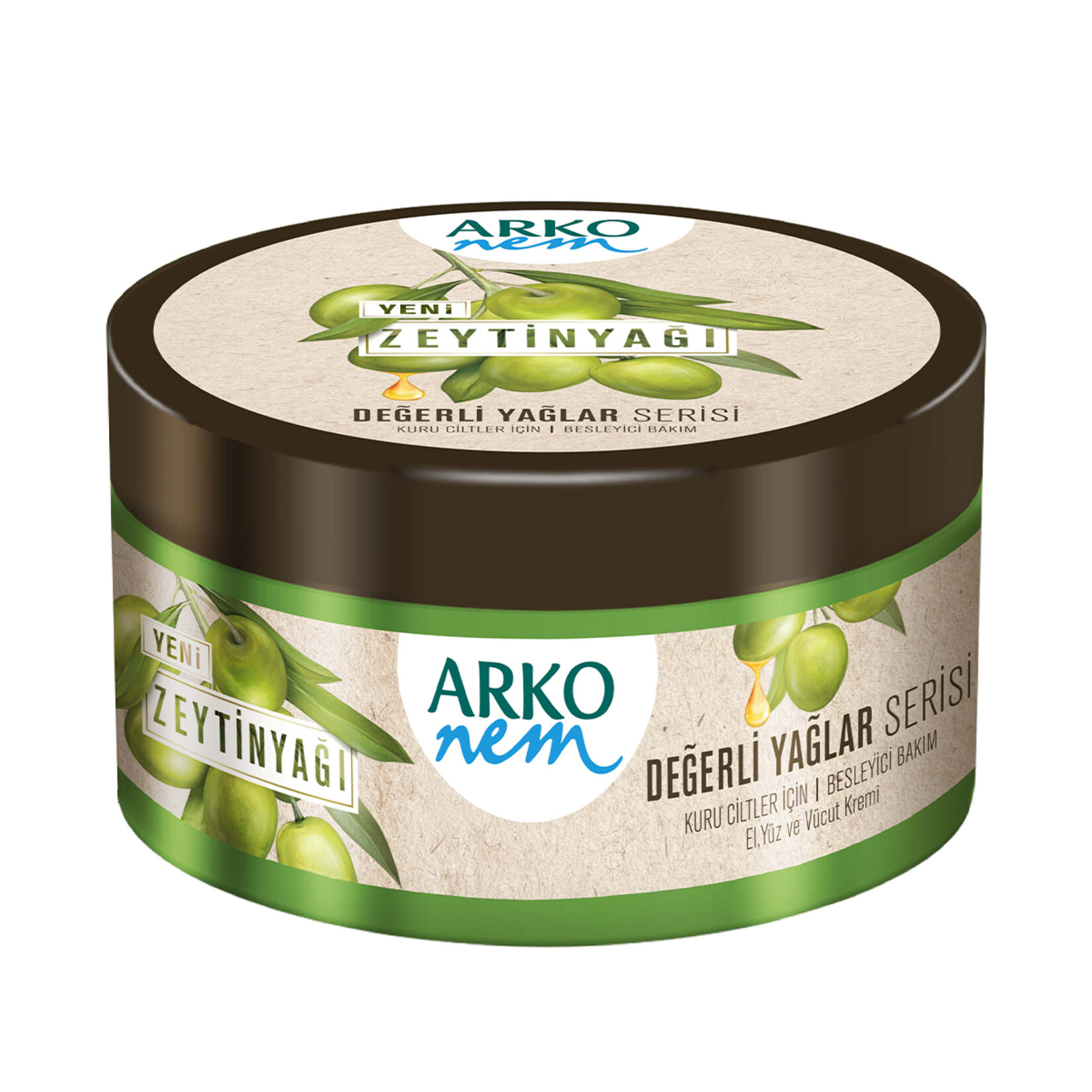 Arko Nem Krem Değerli Yağlar Zeytinyağlı 250 Ml