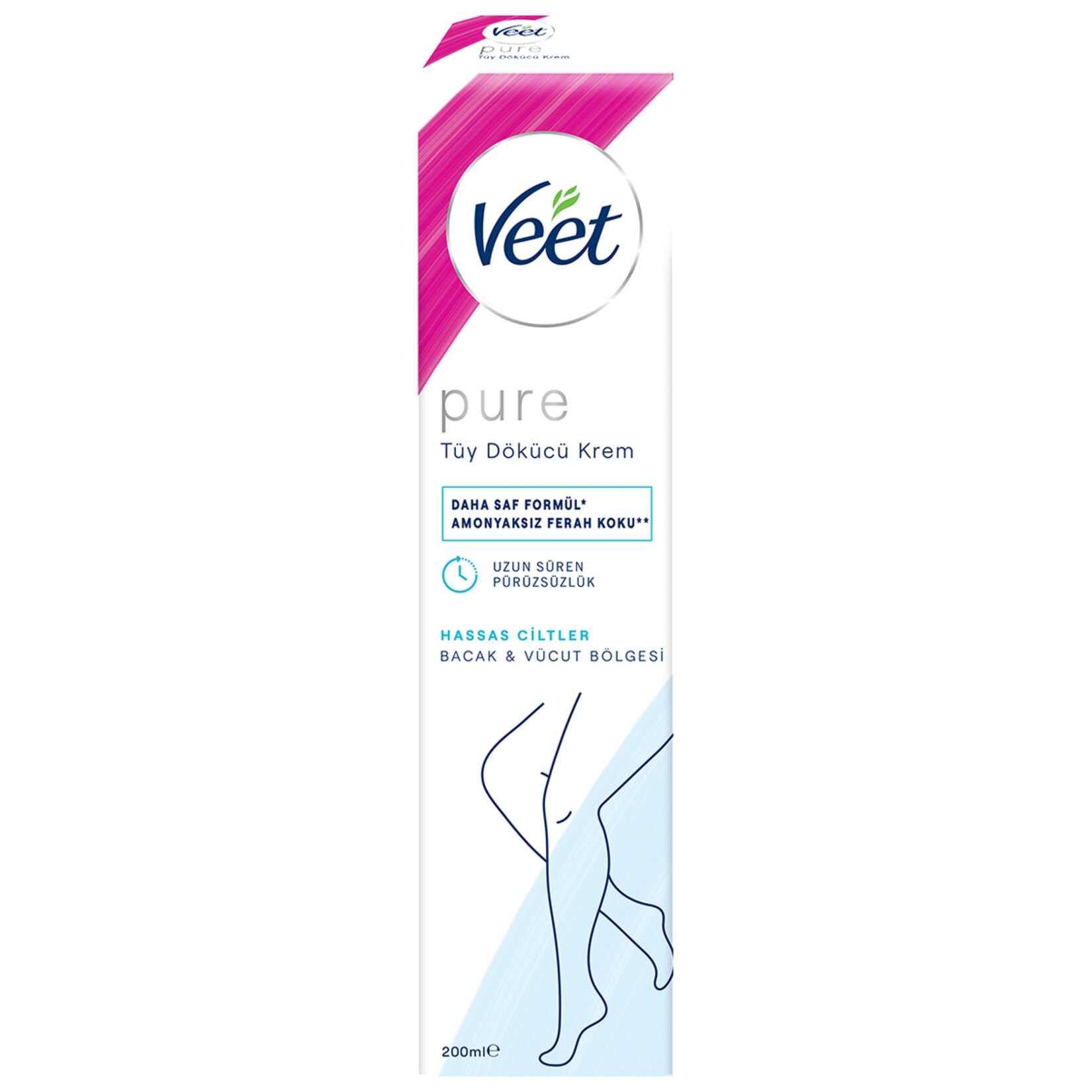 Veet Pure Tüy Dökücü Krem Hassas 200Ml