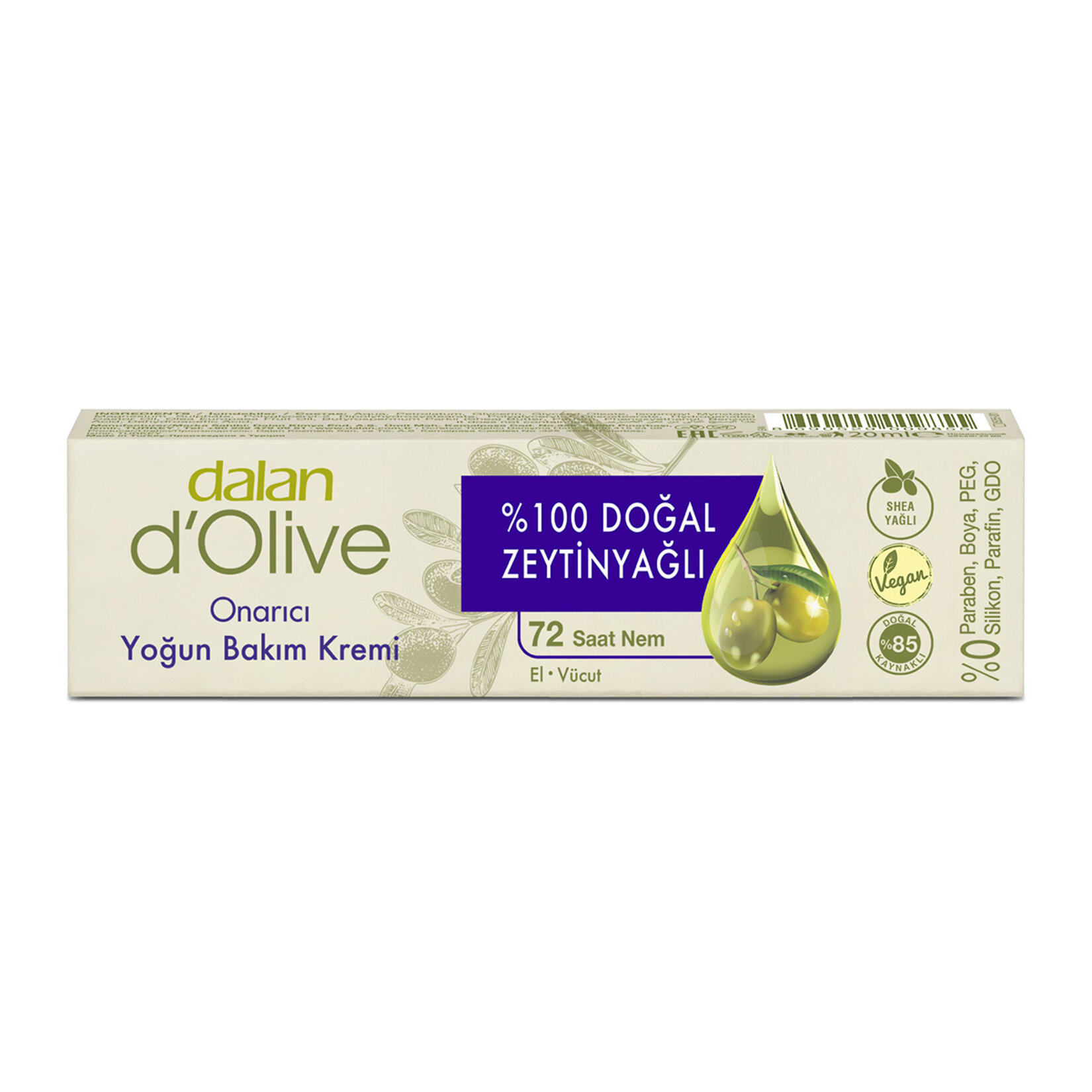 Dalan D'olive Yoğun Bakım Kremi Ultra Nemlendiren 20 Ml
