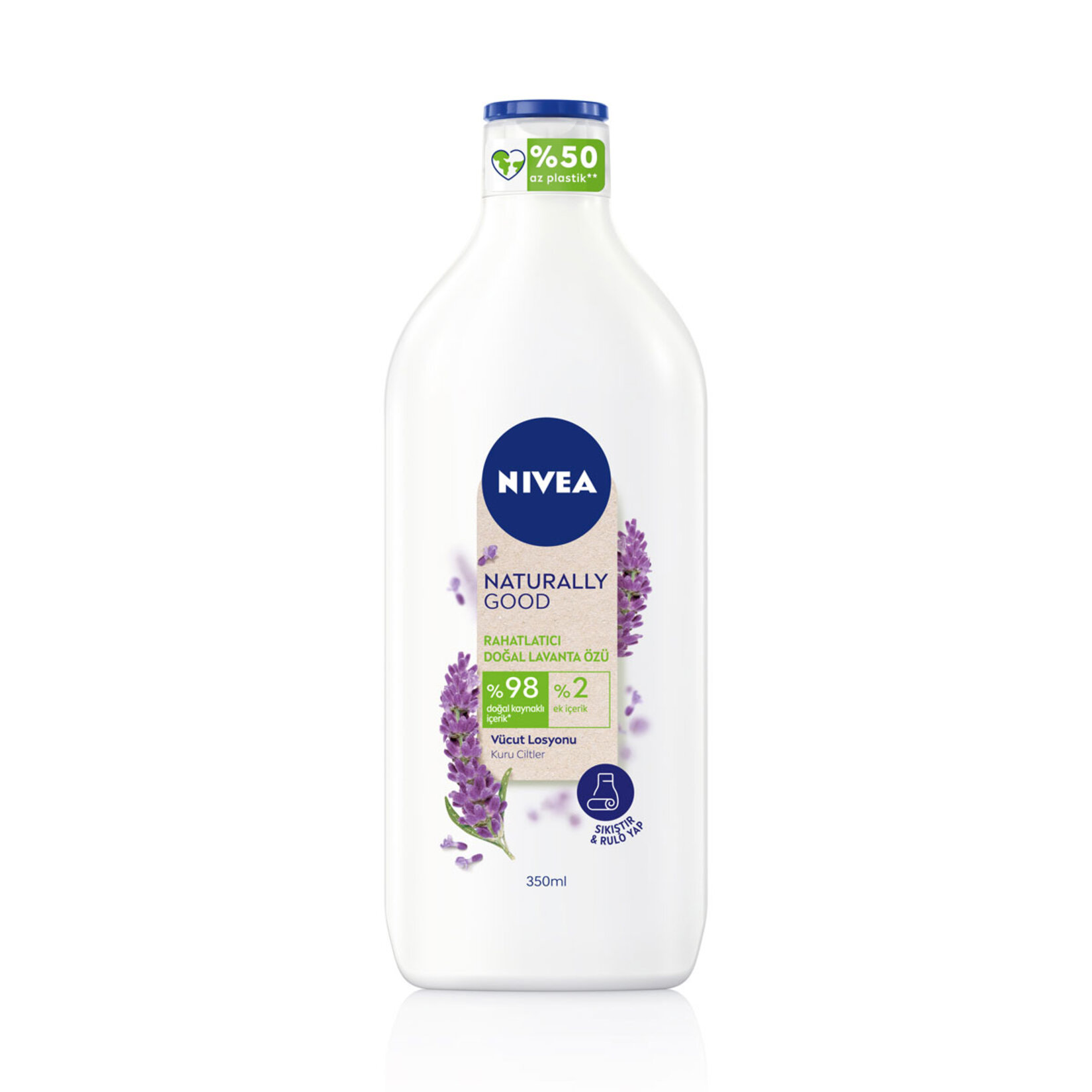 Nivea Naturally Good Vücut Losyonu Lavanta 350Ml
