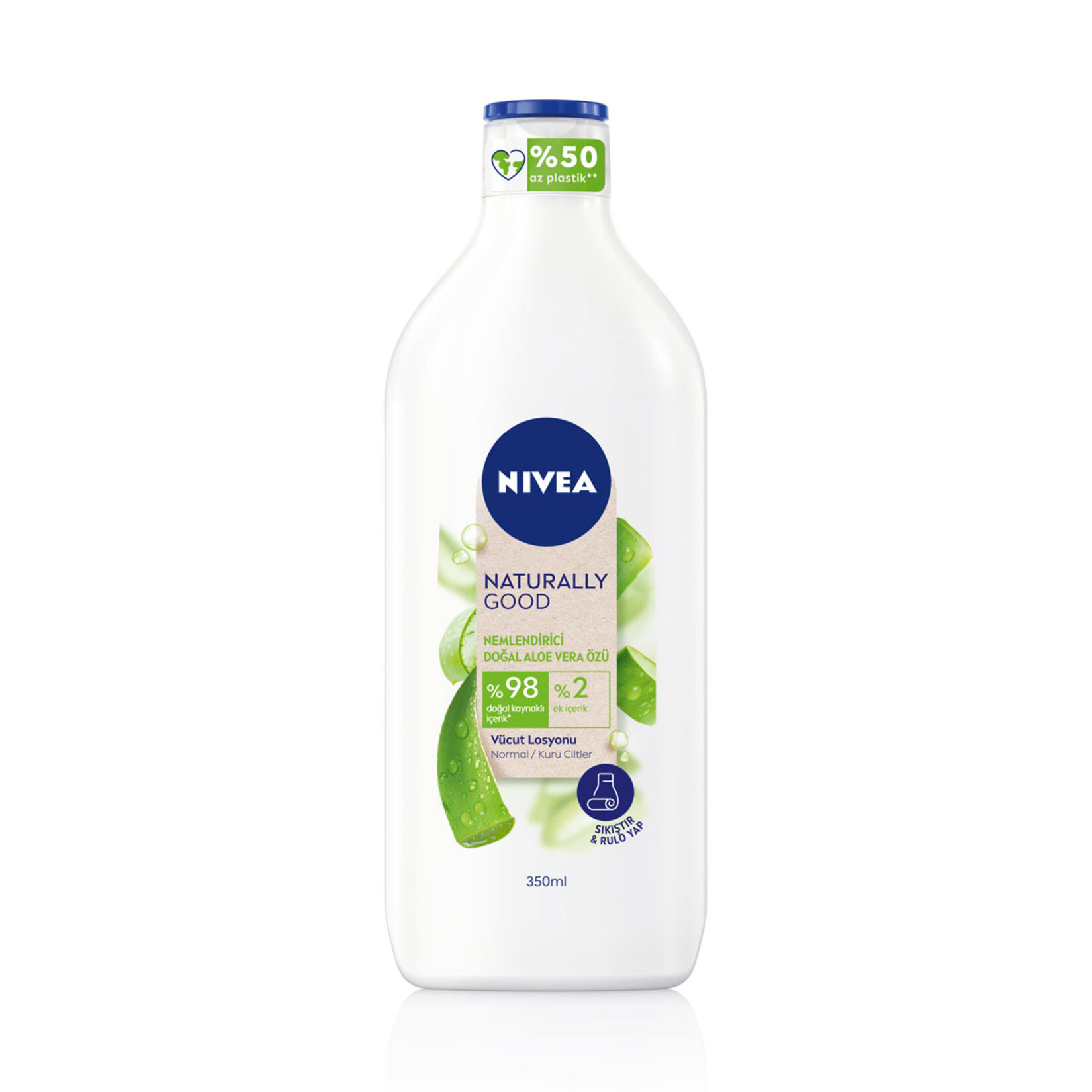 Nivea Naturally Good Vücut Losyonu Aloe Vera 350Ml