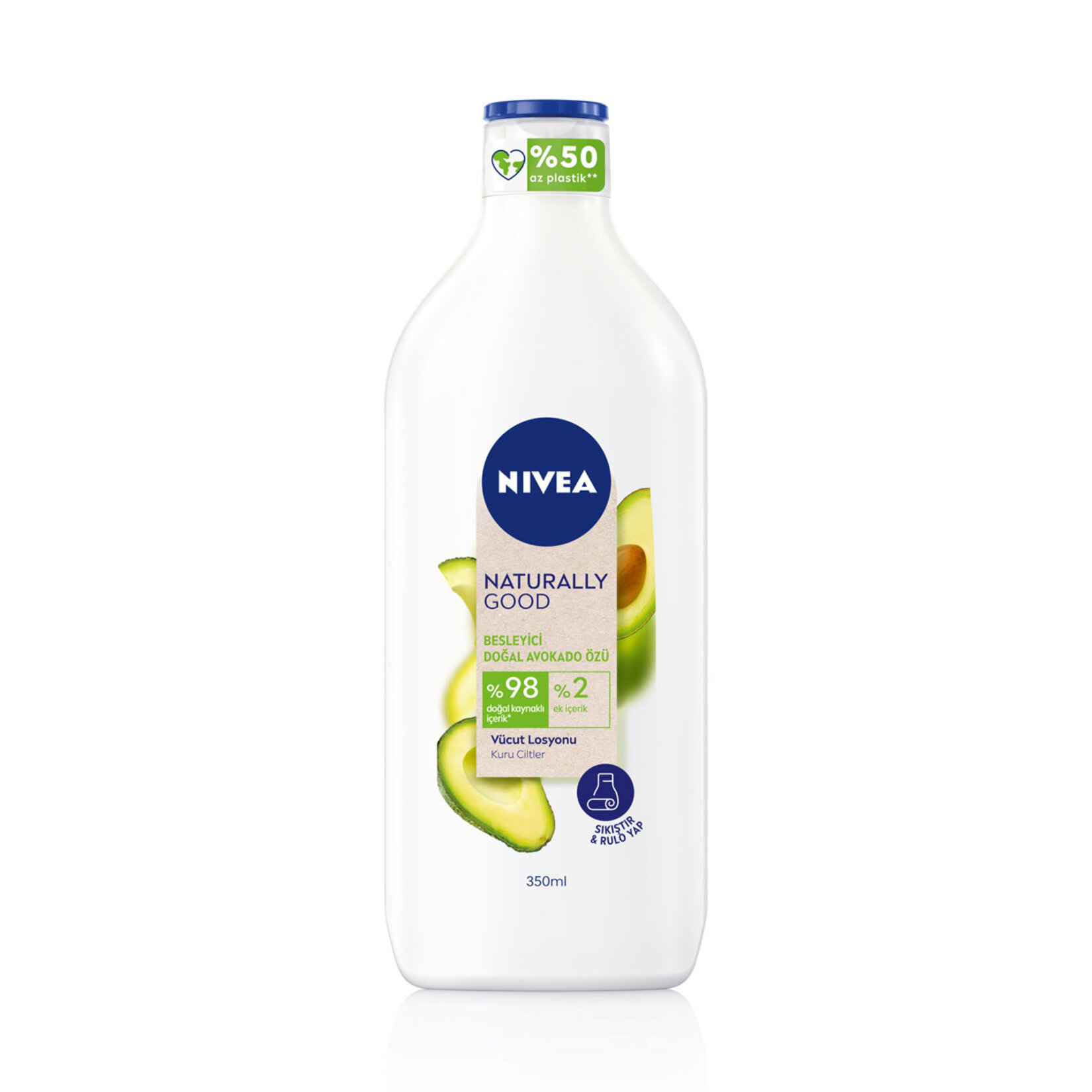 Nivea Naturally Good Vücut Losyonu Avokado 350Ml