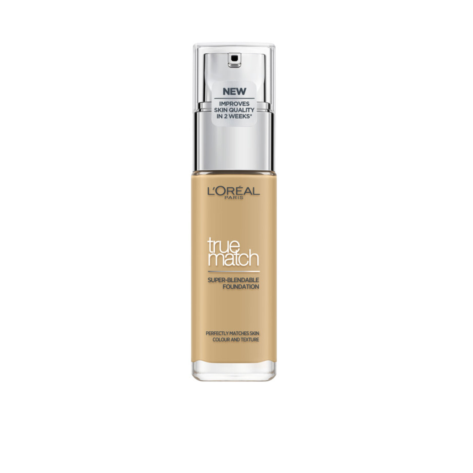 L'Oréal Paris True Match Bakım Yapan Fondöten - 4W Sıcak Alt Ton