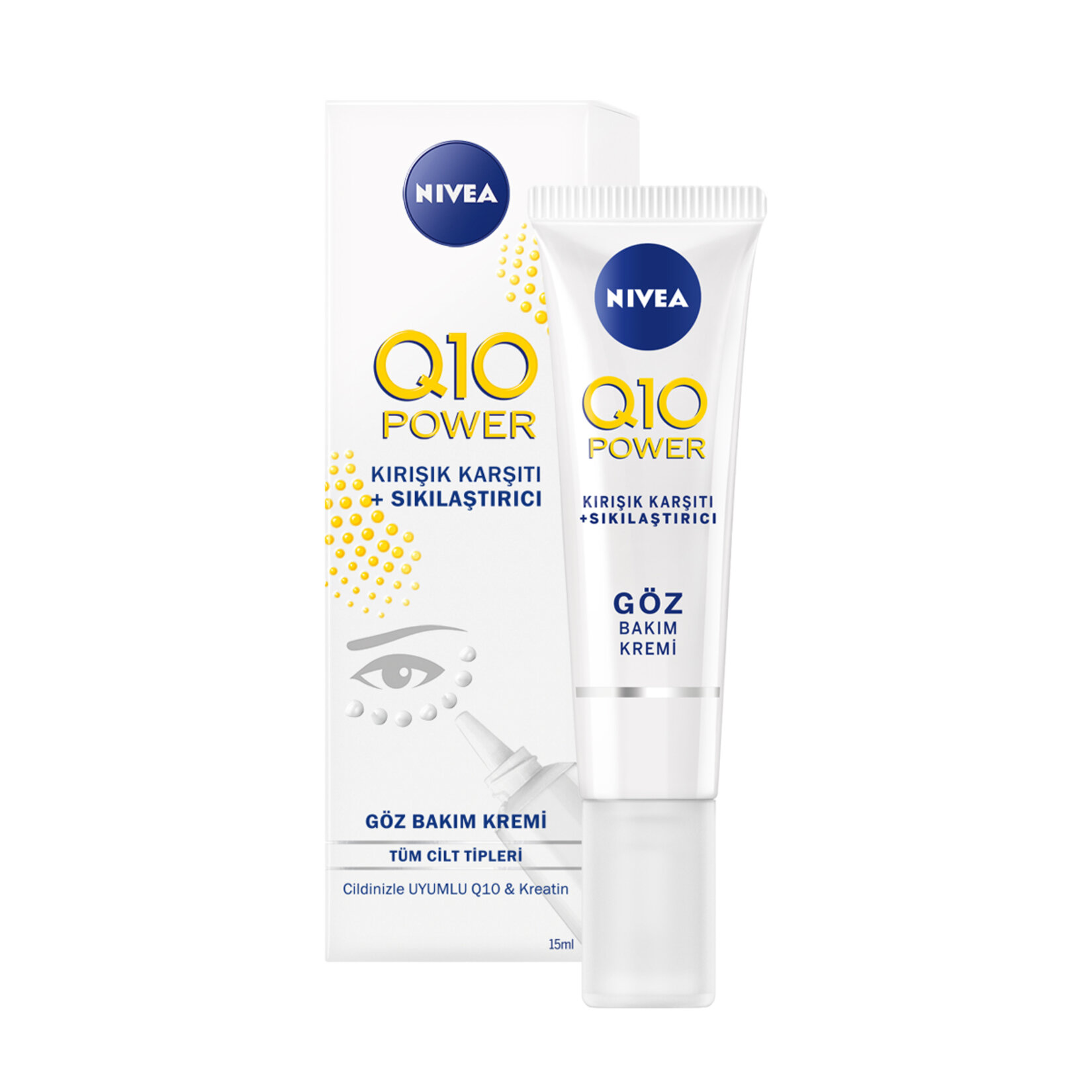 Nivea Q10 Power Kırışık Karşıtı Göz Kremi 15 Ml
