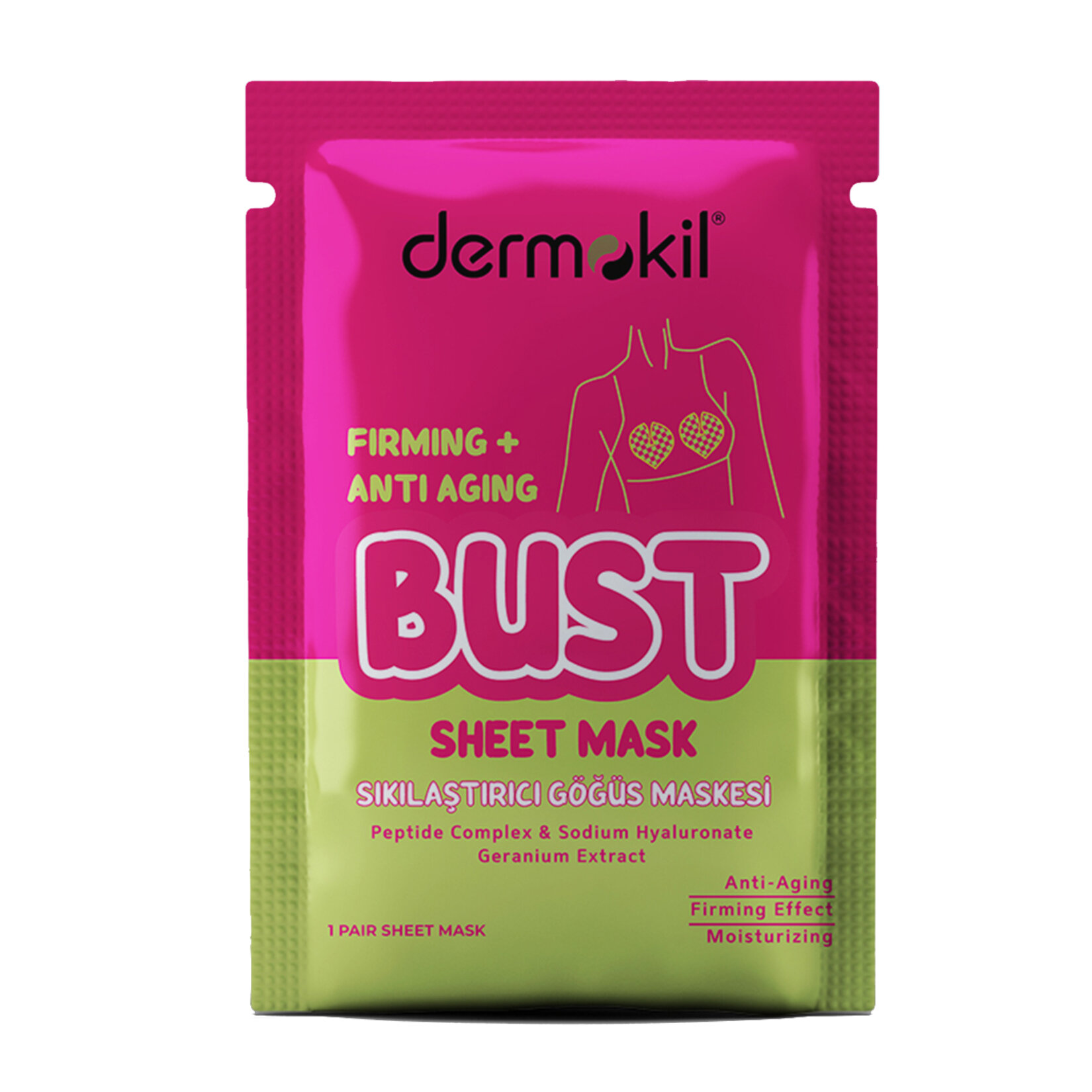 Dermokil Göğüs Kağıt Maske 15 Ml
