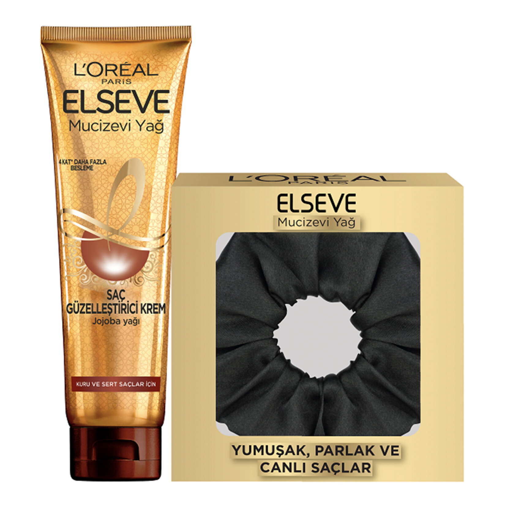 Elseve Mucizevi Yağ Saç Güzelleştirici Krem150Ml & Toka Set