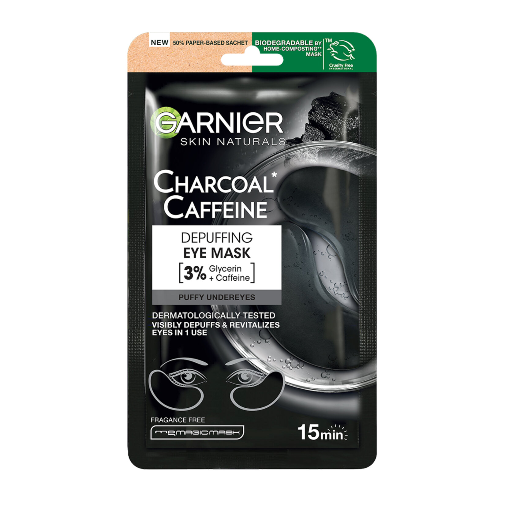 Garnier Göz Şişkinliği Karşıtı Kömür & Kafein Göz Maskesi