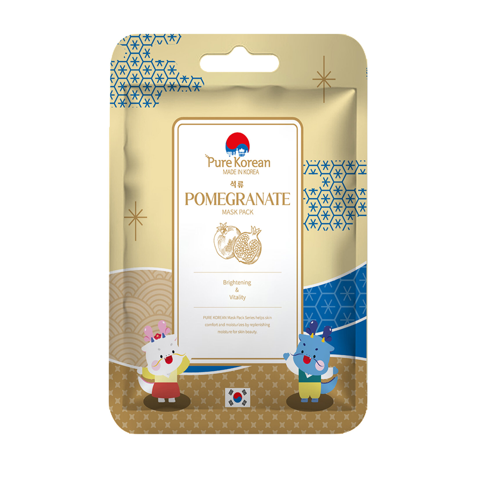Pure Korean Pomegaranate Maske 27 Ml