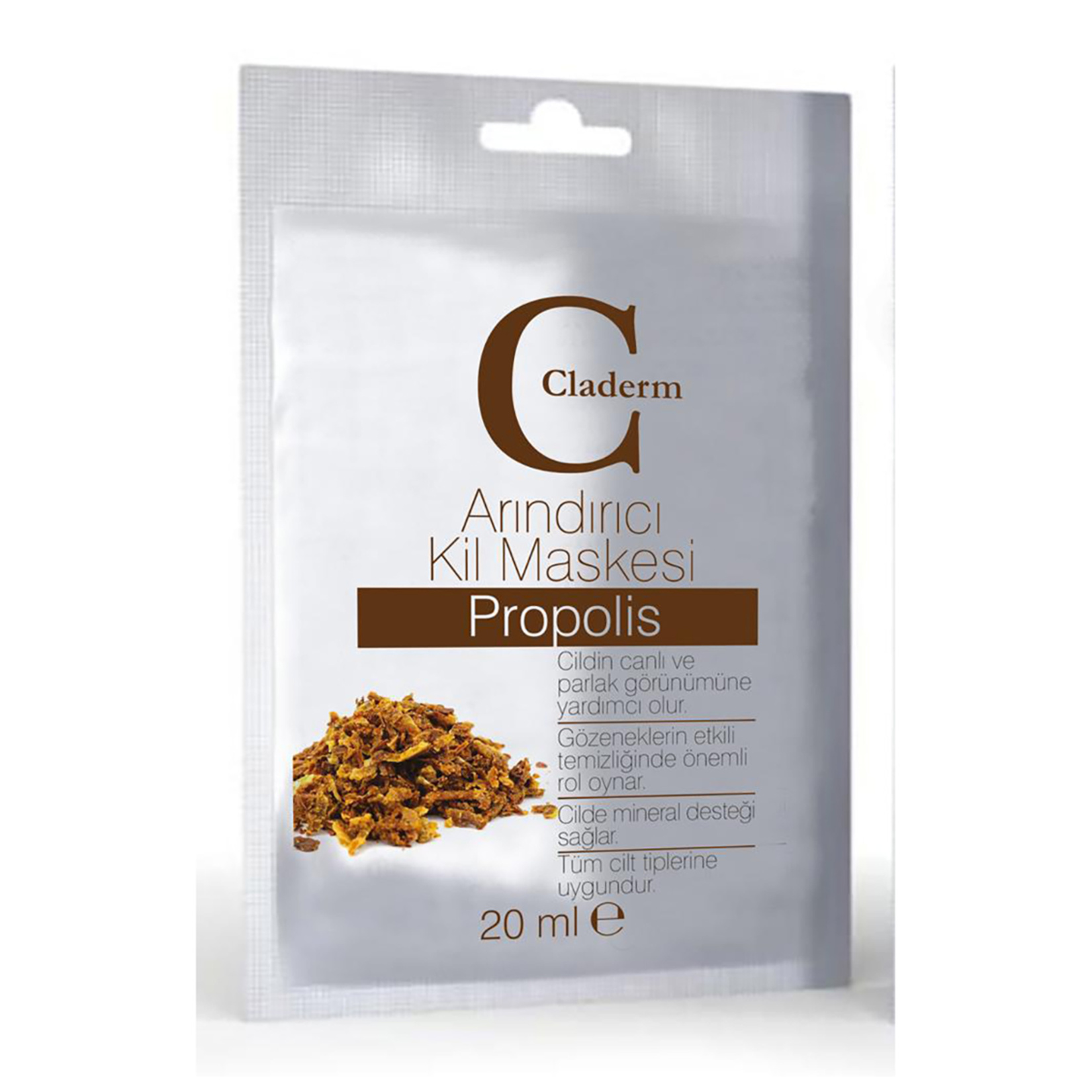 Claderm Propolis Arındıcı Kil Maskesi 20 Ml