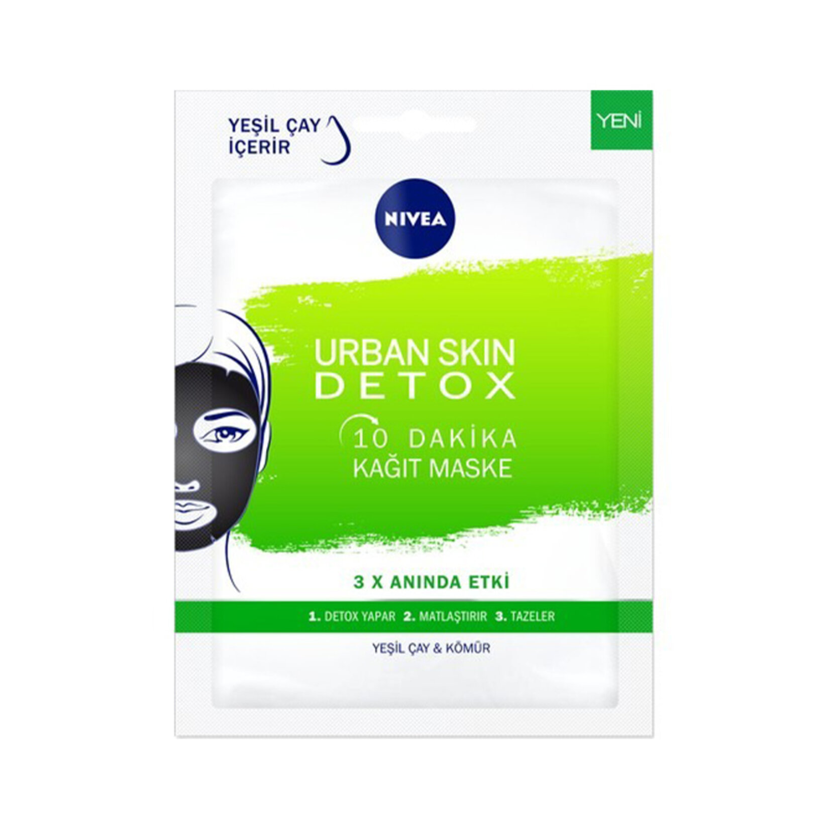 Nivea Urban Skin Detox Kağıt Maske