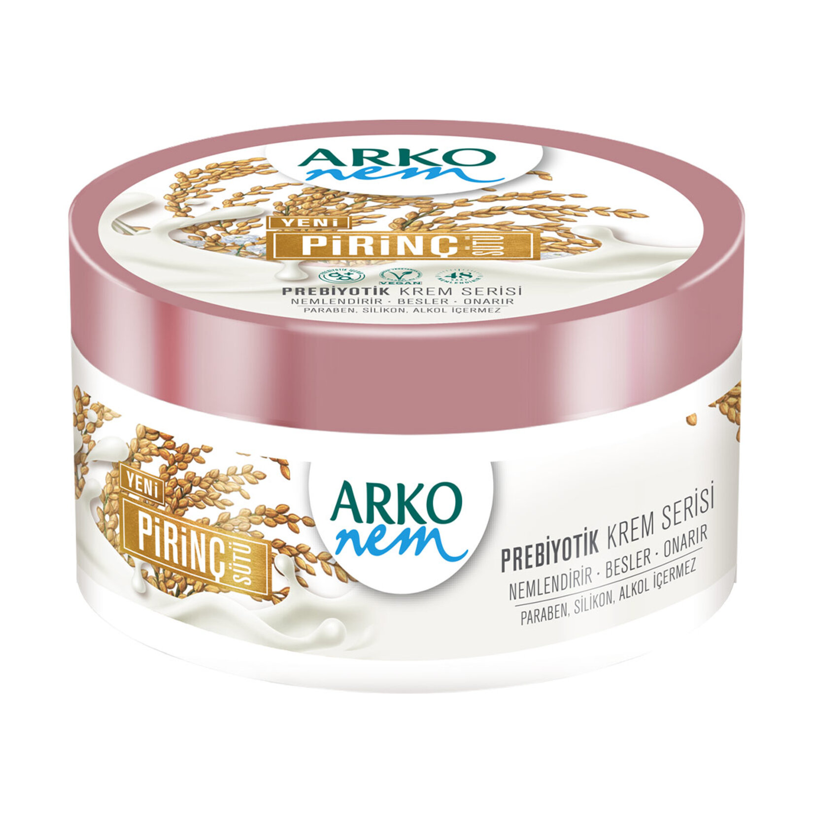 Arko Nem Pirinç Sütü Prebiyotik Krem Serisi 250 Ml