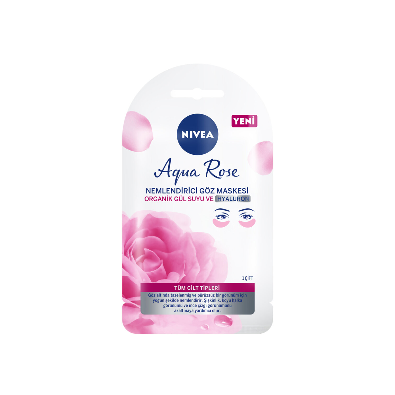 Nivea Aqua Rose Göz Maskesi
