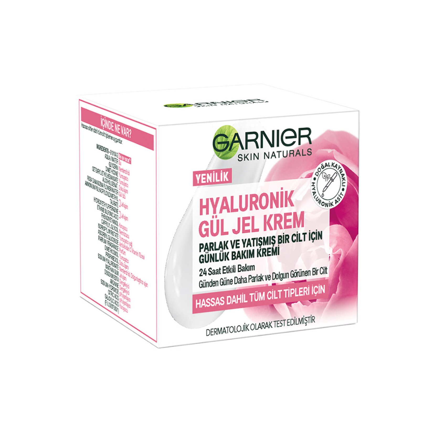 Garnier Hyaluronik Gül Jel-Krem - Parlak ve Yatışmış Bir Cilt İçin Günlük Bakım Kremi