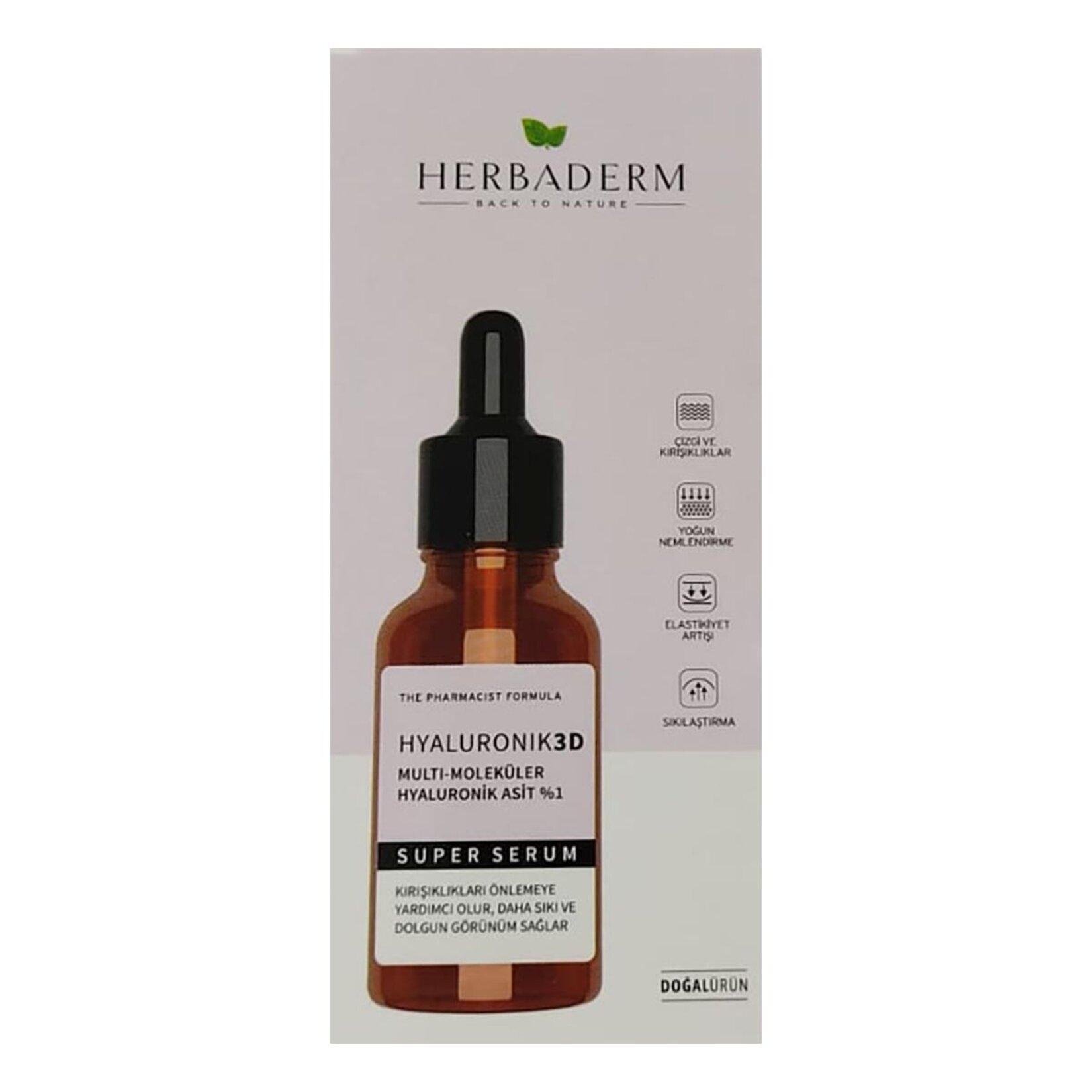 Herbaderm Superserum Hyaluronik 3D 30 Ml
