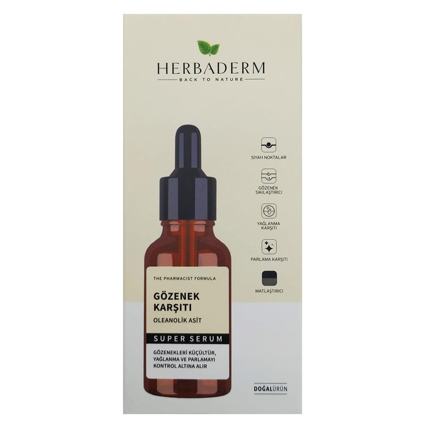 Herbaderm Superserum Gözenek Karşıtı 30 Ml