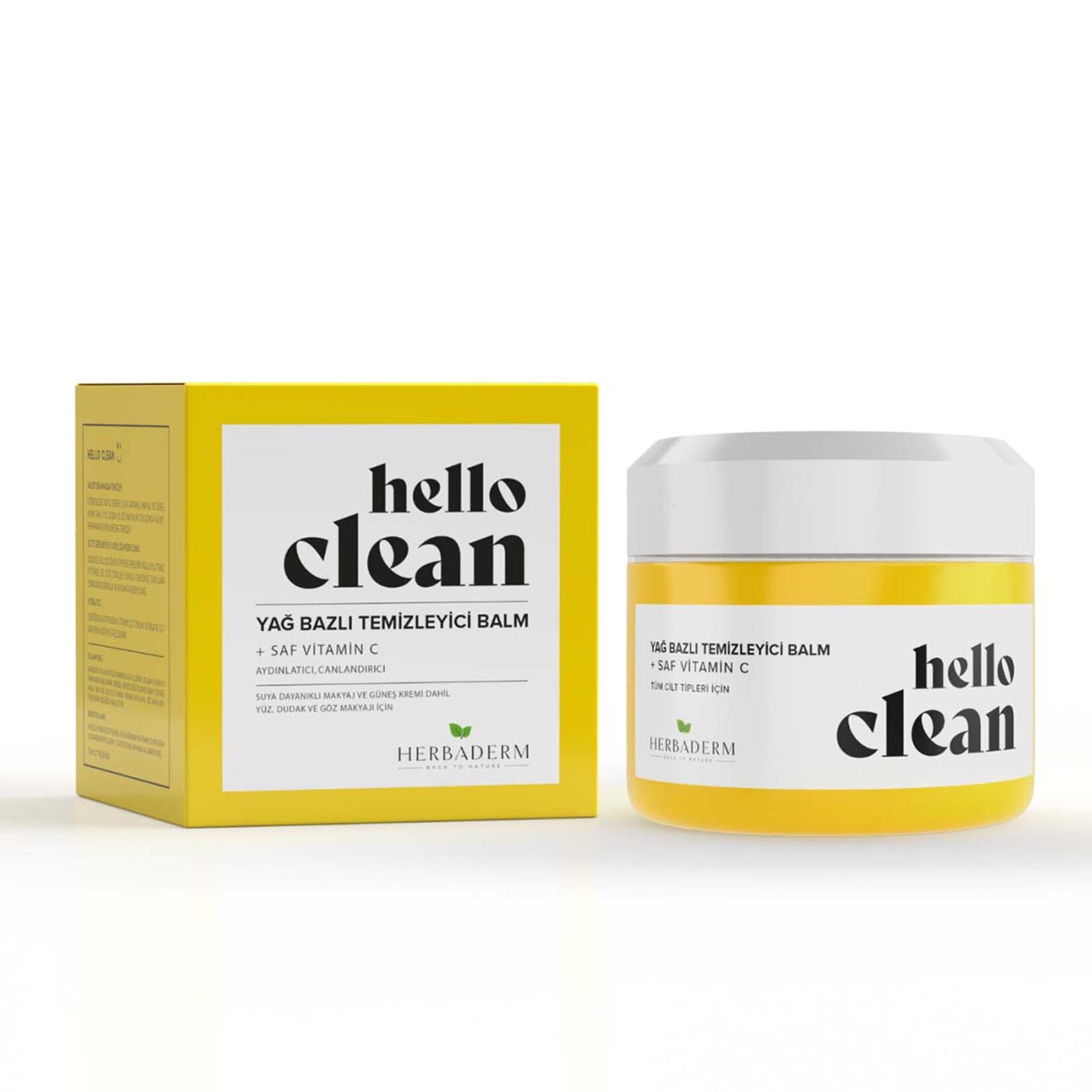 Herbaderm Hello Clean Yağ Bazlı Temizleyici Balm 100 Ml