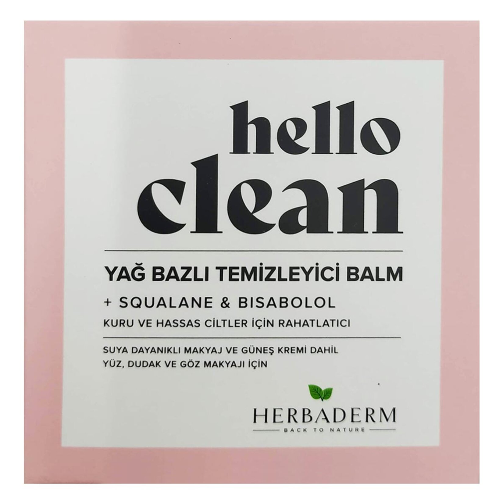 Herbaderm Hello Clean Yag Bazlı Temizleyici Kuru -Hassas