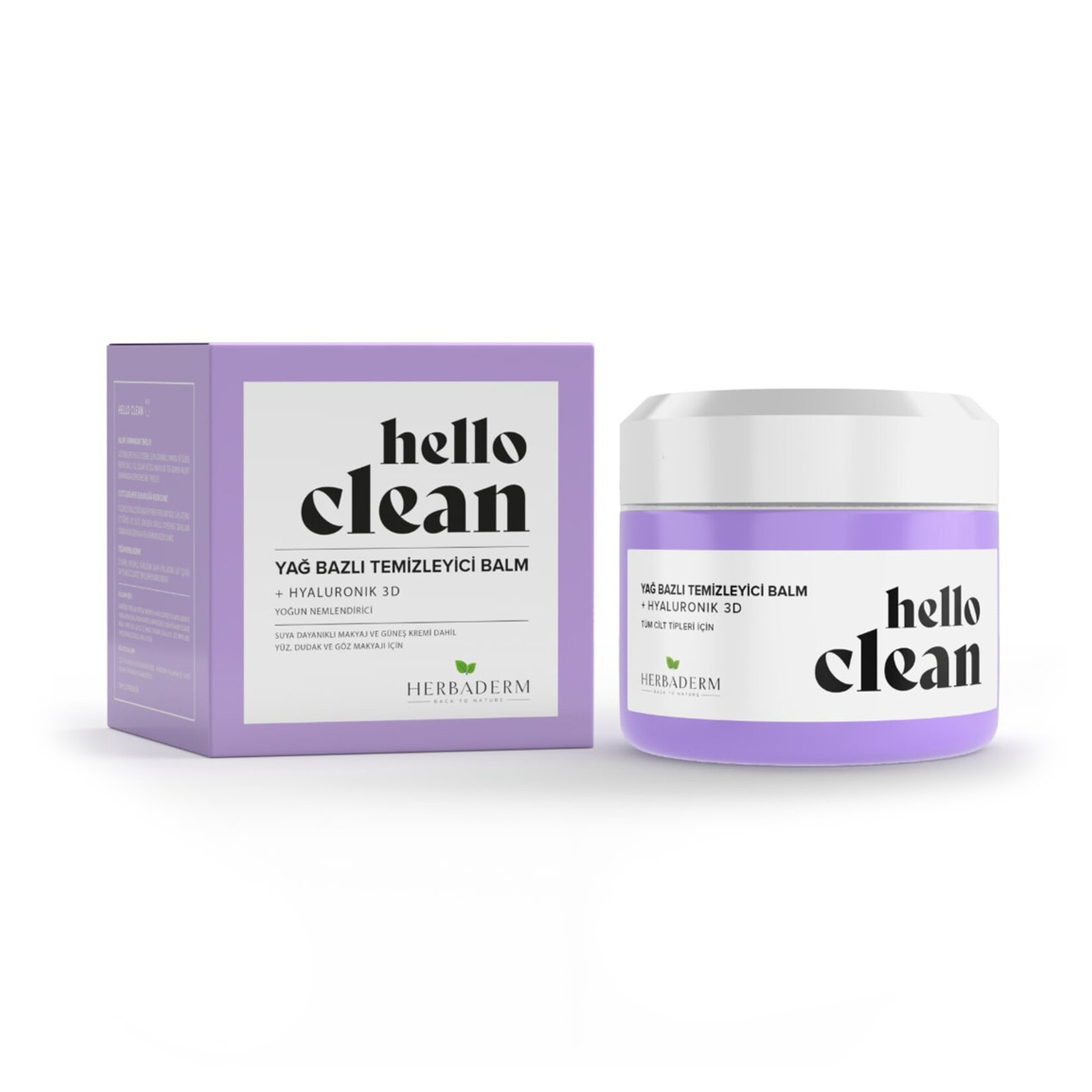 Herbaderm Hello Clean Yüz Bazlı Temizleme Yoğun Nemlendirici 100 Ml