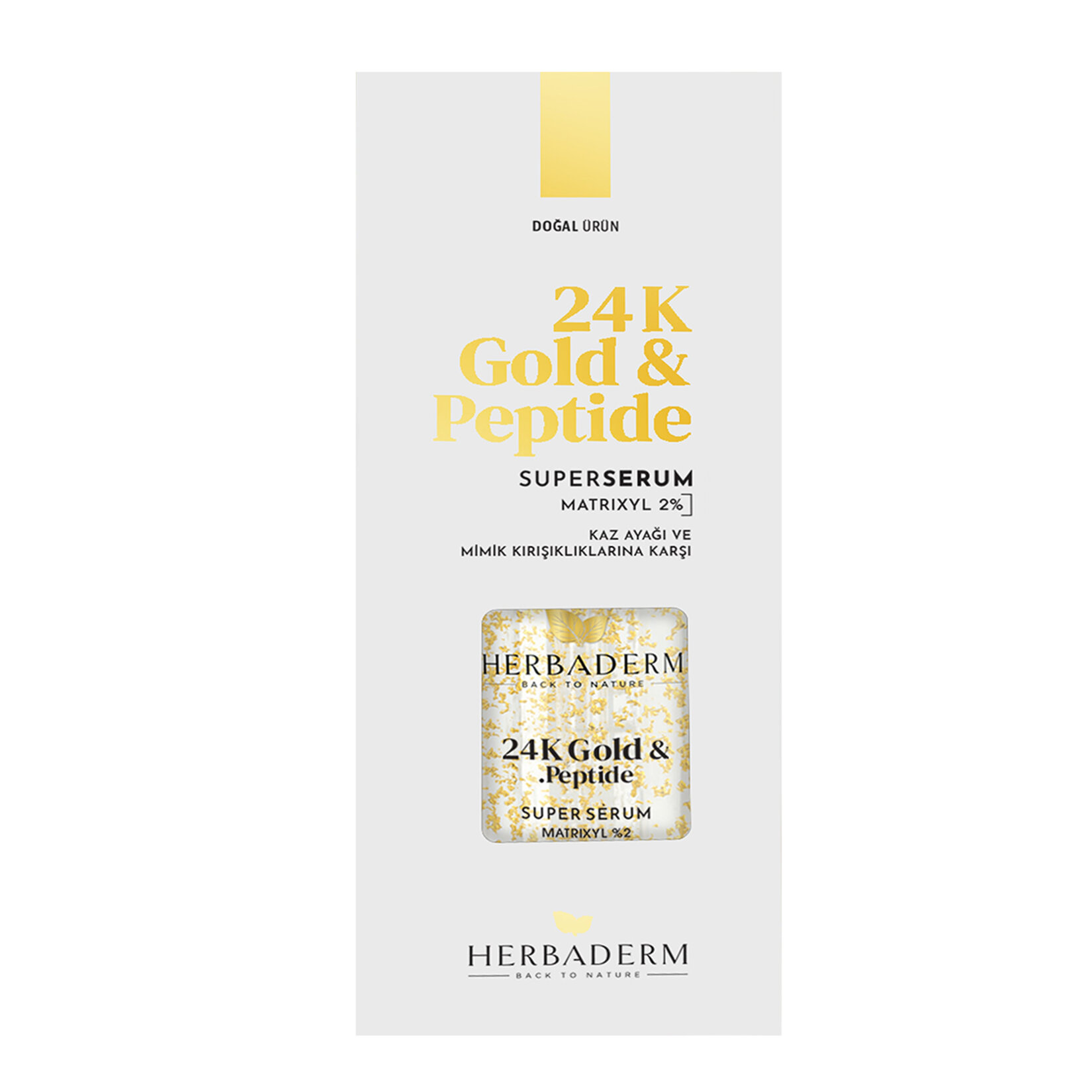 Herbaderm Superserum 24K Goldpeptide 30 Ml