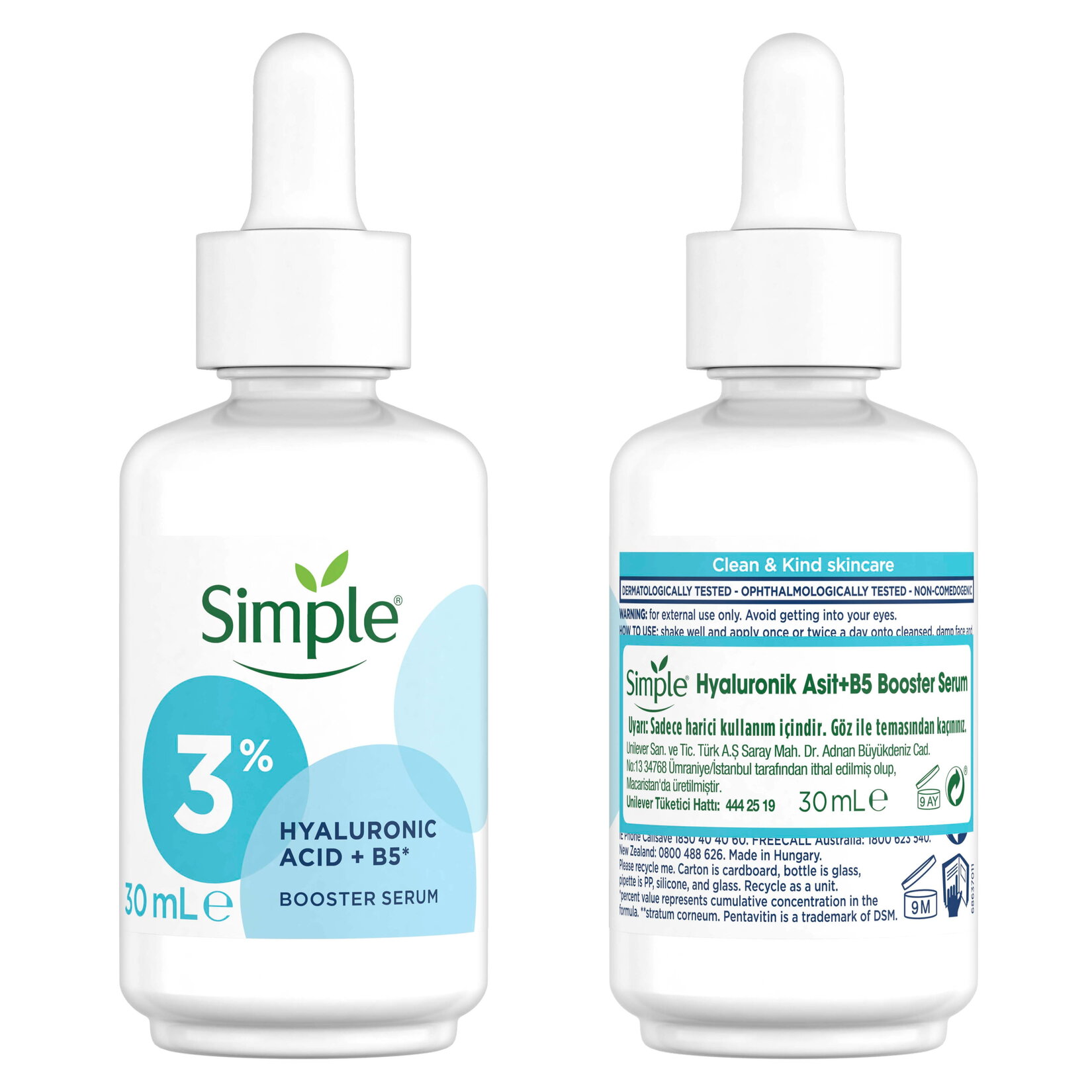 Simple Booster Serum Ha +B5 Etkili 30 Ml