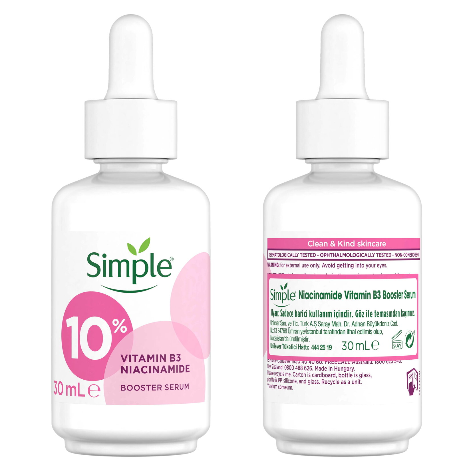 Simple Booster Serum Niacinamide + Vitamin B3 30 Ml