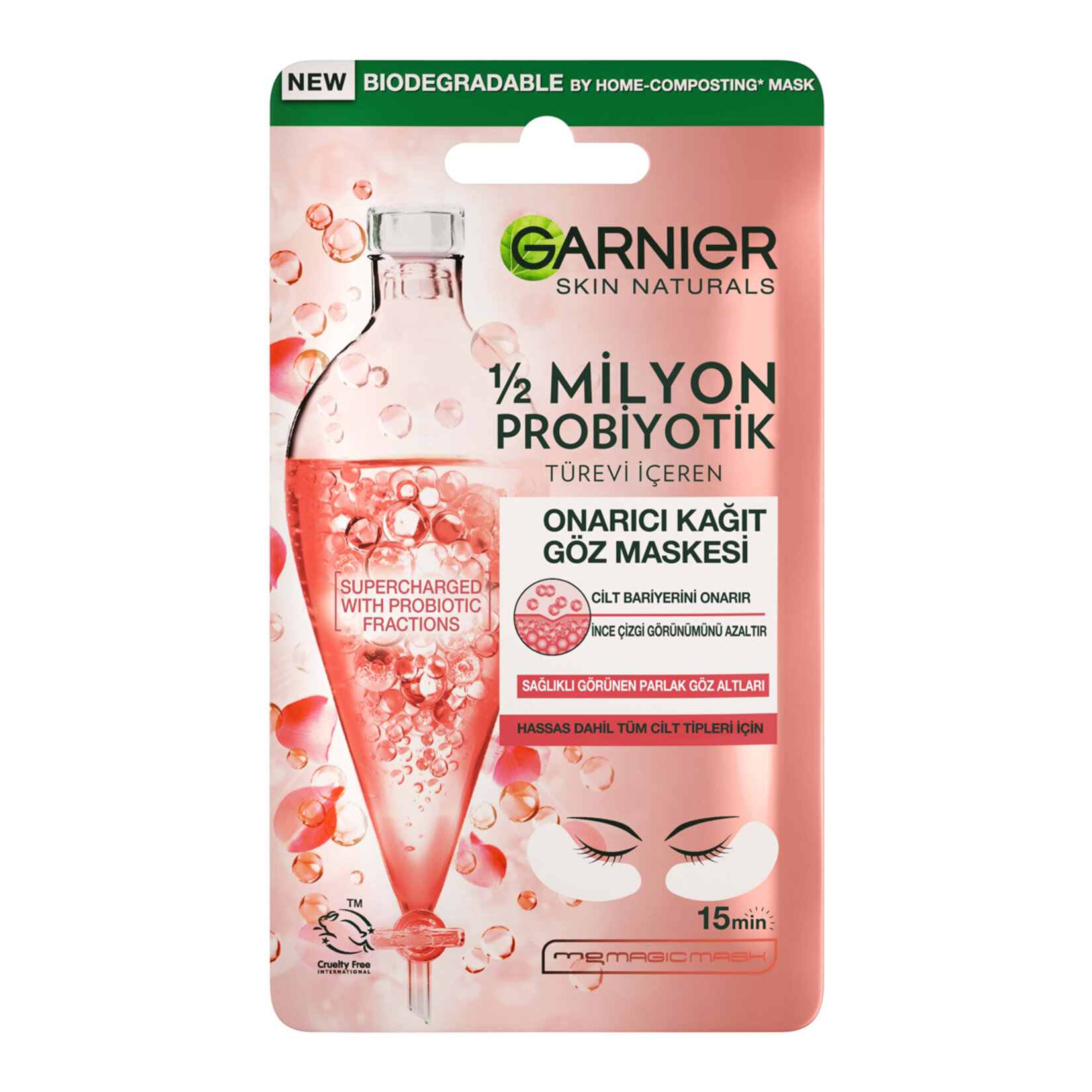 Garnıer Probiyotik Onarıcı Kağıt Göz Maskesi