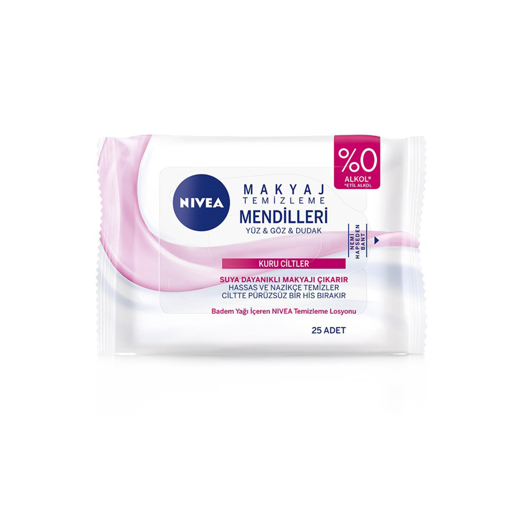 Nivea Makyaj Temizleme Mendilleri Kuru Ciltler 25 Adet