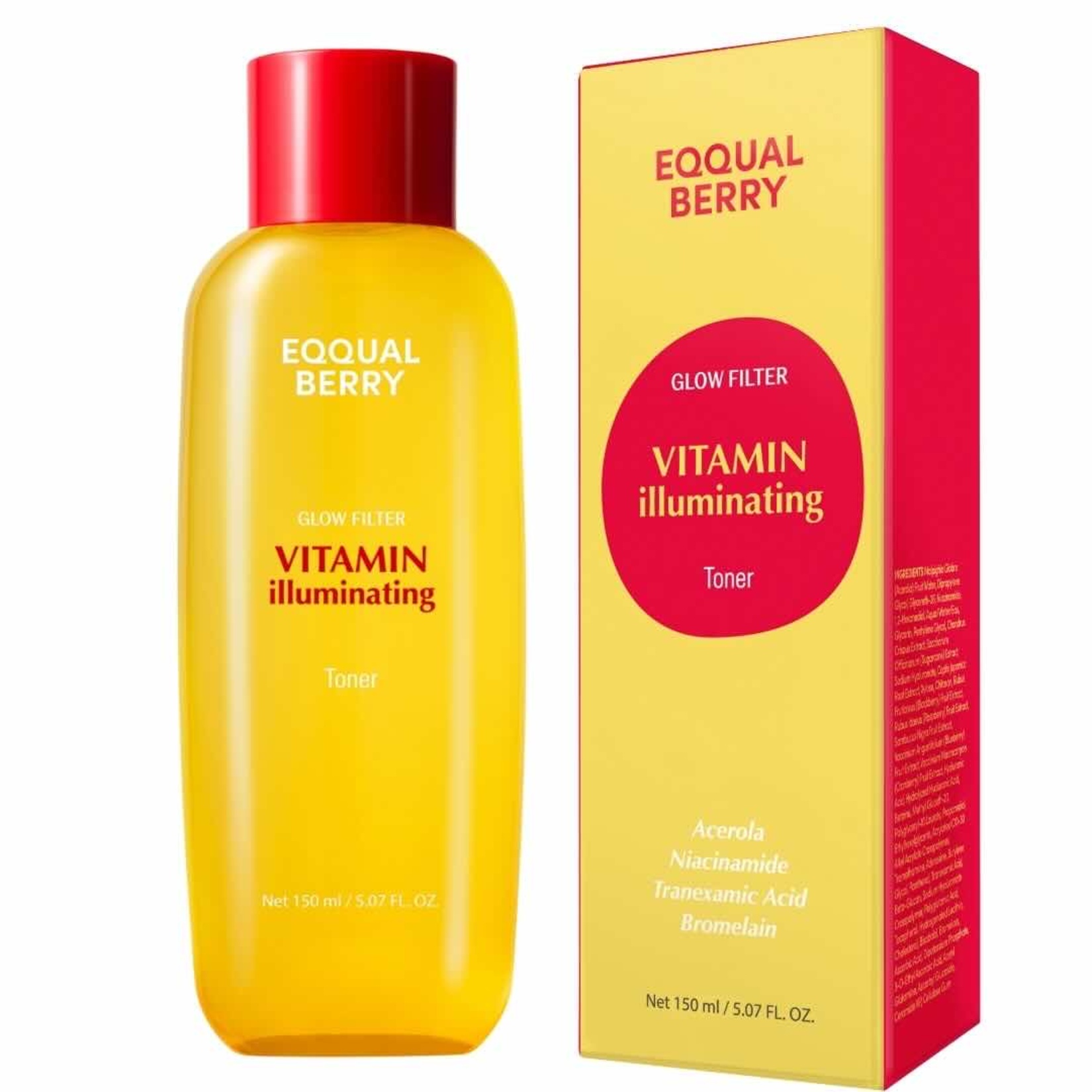 Eqqualberry Vitamin Illuminating Toner 150 Ml