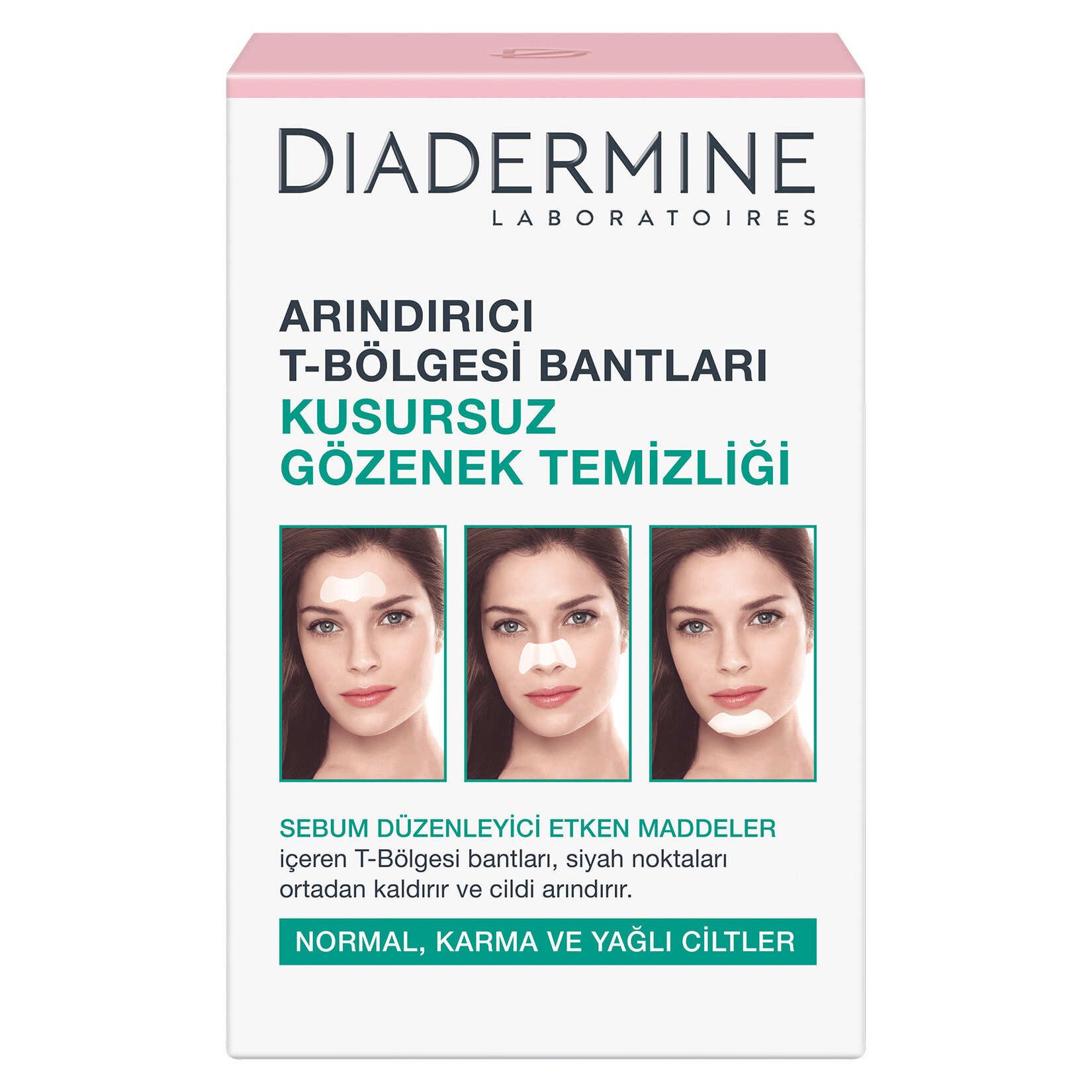 Diadermine Arındırıcı T - Bölgesi Bantları 6 Adet