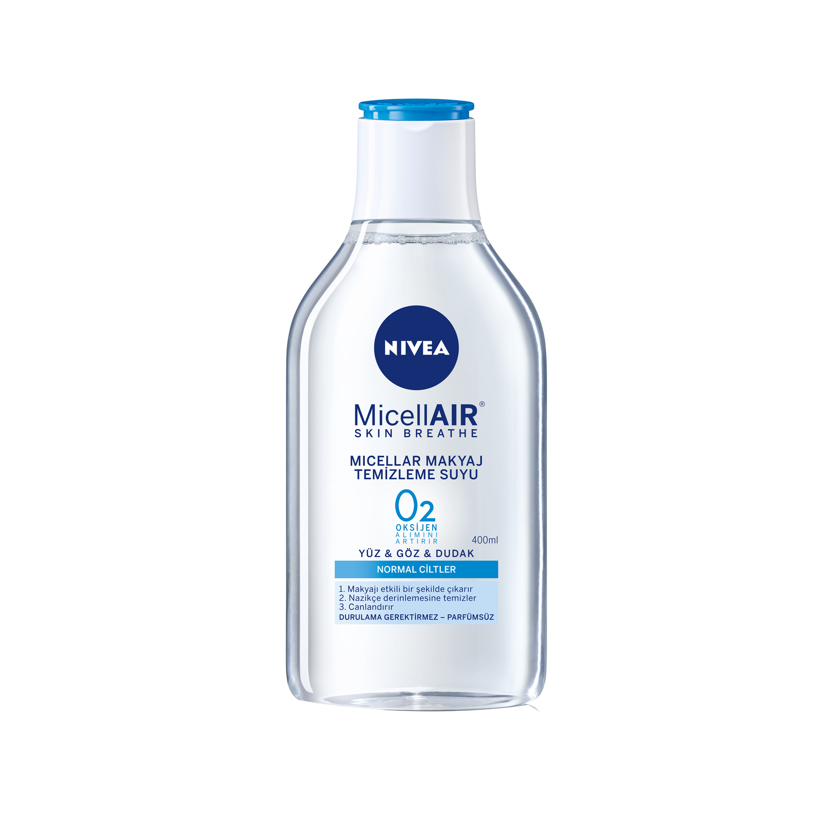 Nivea Micellair Makyaj Temizleme Suyu Normal Cilt 400 Ml