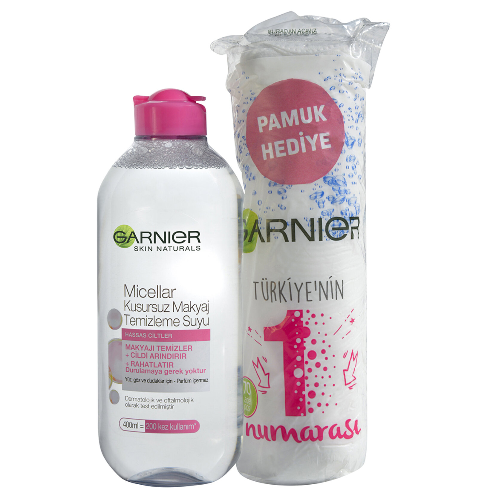 Garnier Micellar Su 400Ml Pamuk Hediye