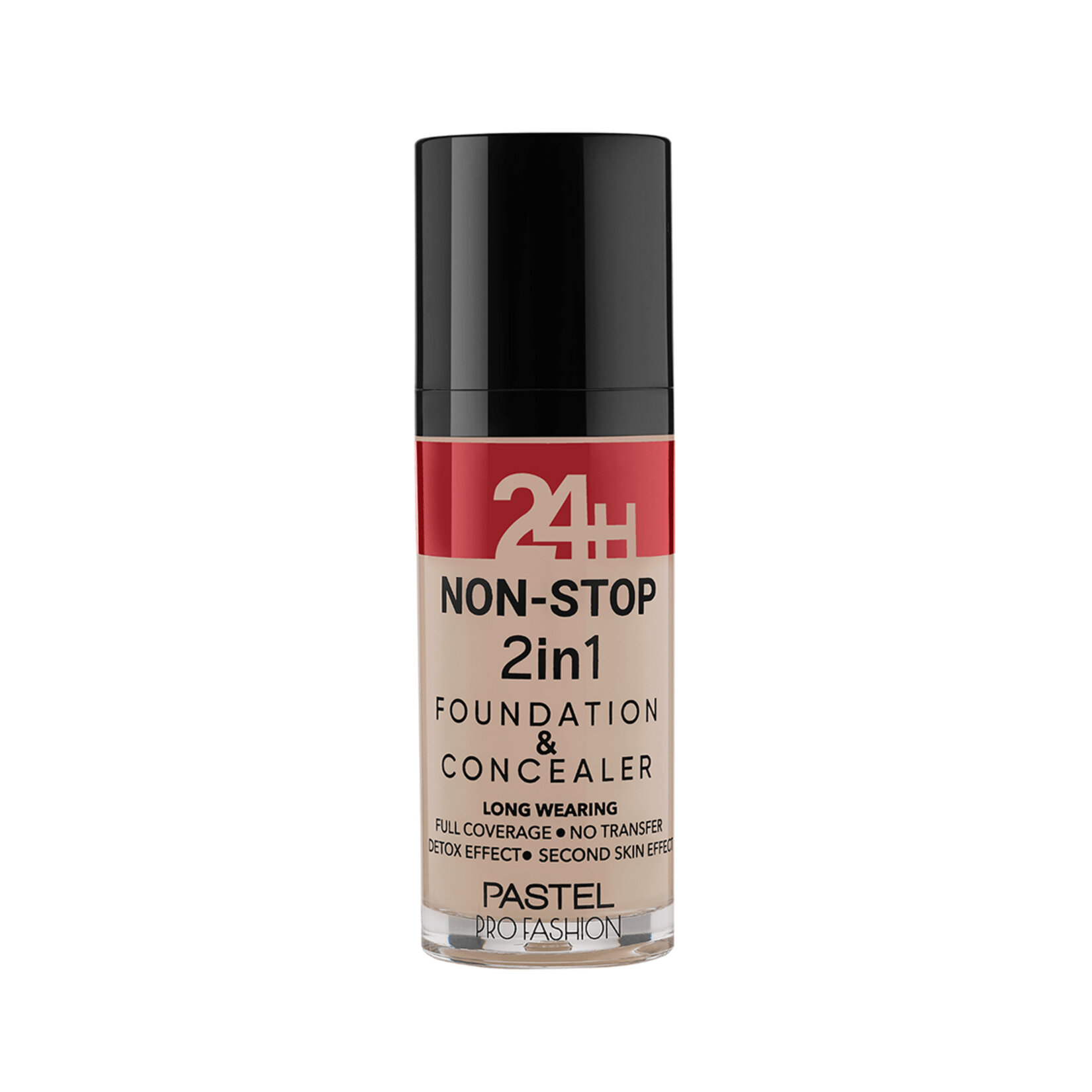 Pastel 24h Non-Stop 2in1 Foundation & Concealer - Fondöten & Kapatıcı 602 Porcelain