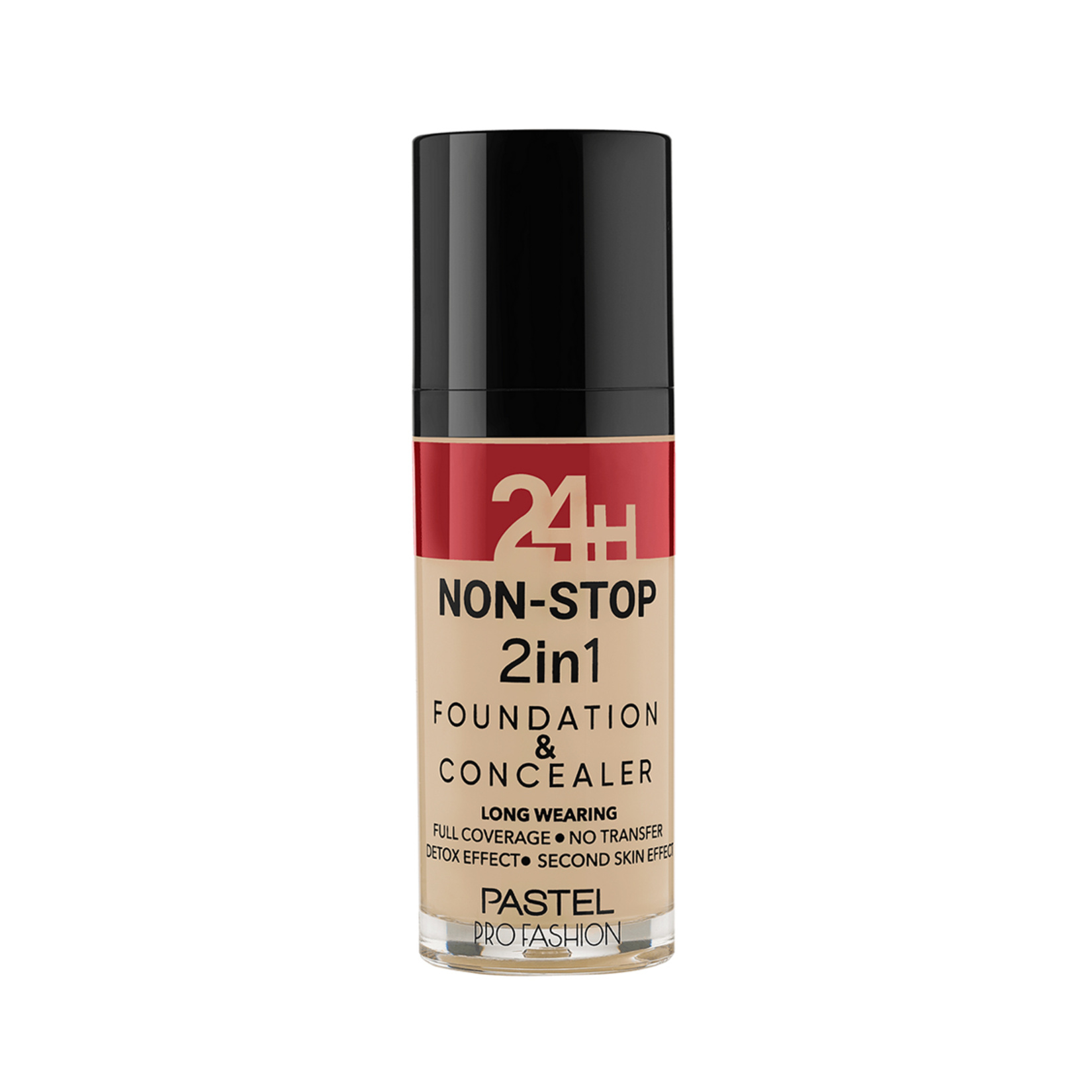 Pastel 24h Non-Stop 2in1 Foundation & Concealer - Fondöten & Kapatıcı 604 Vanilla