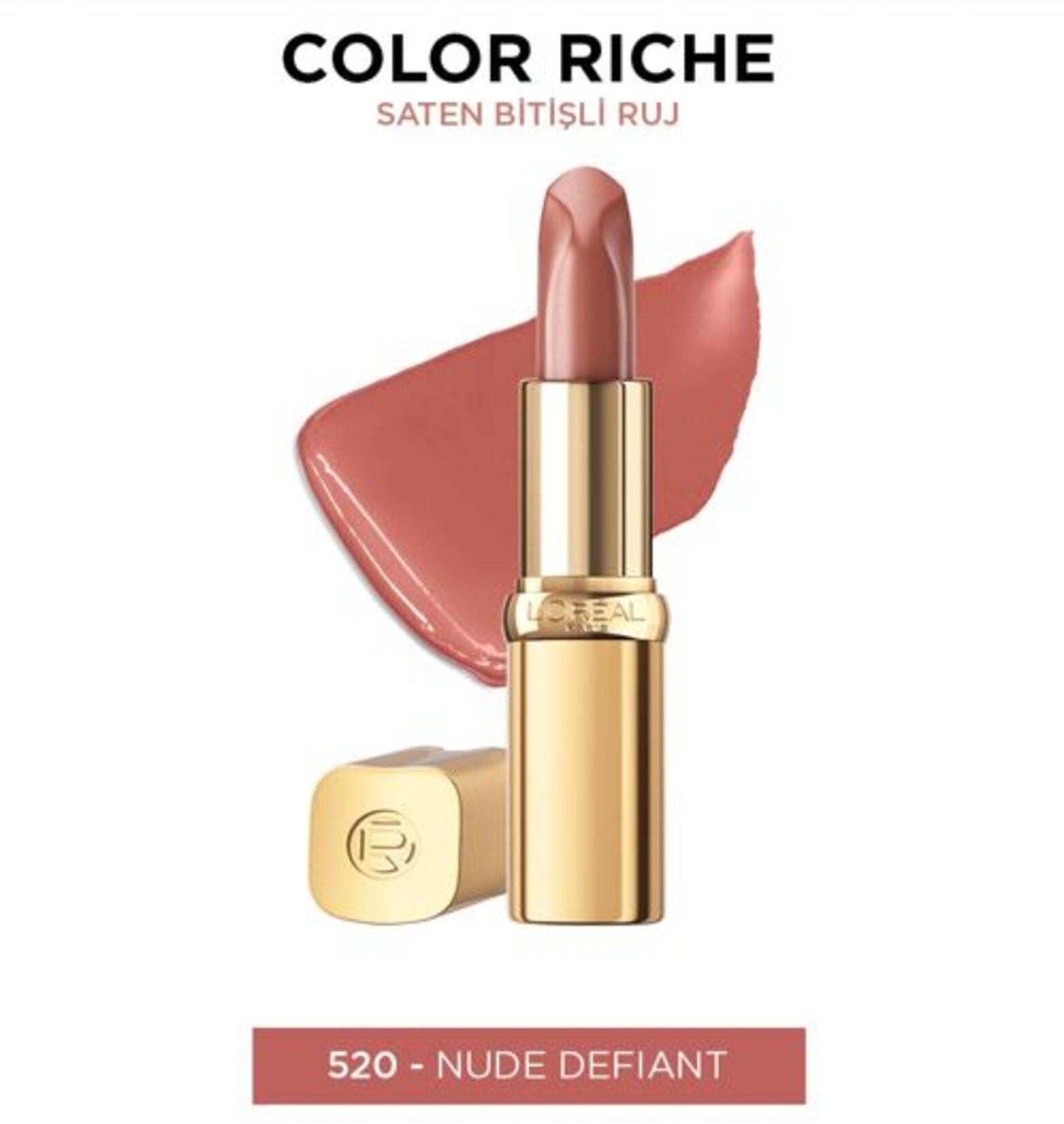 L'Oreal Paris Color Rich Nudes Of Worth 520 Nude Defiant