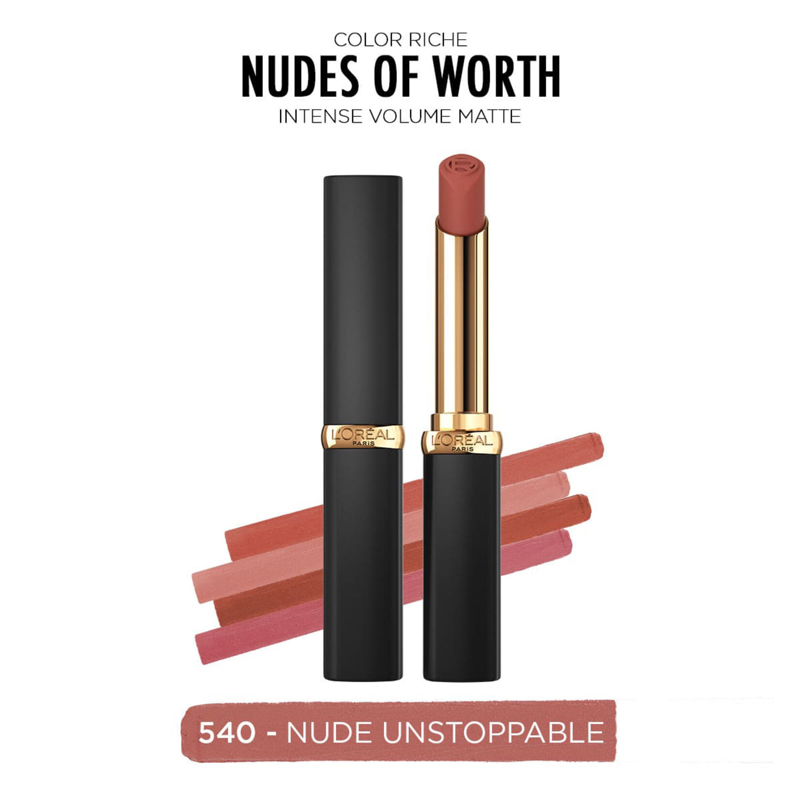 L'Oréal Paris Color Riche Intense Volume Matte Ruj - 540 Nude Unstoppable