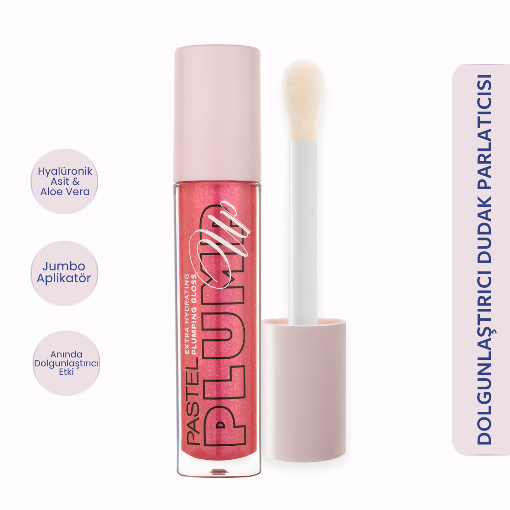 Pastel Plump Up Extra Hydrating Plumping Gloss - Dolgunlaştıran Dudak Parlatıcısı 206 Chic